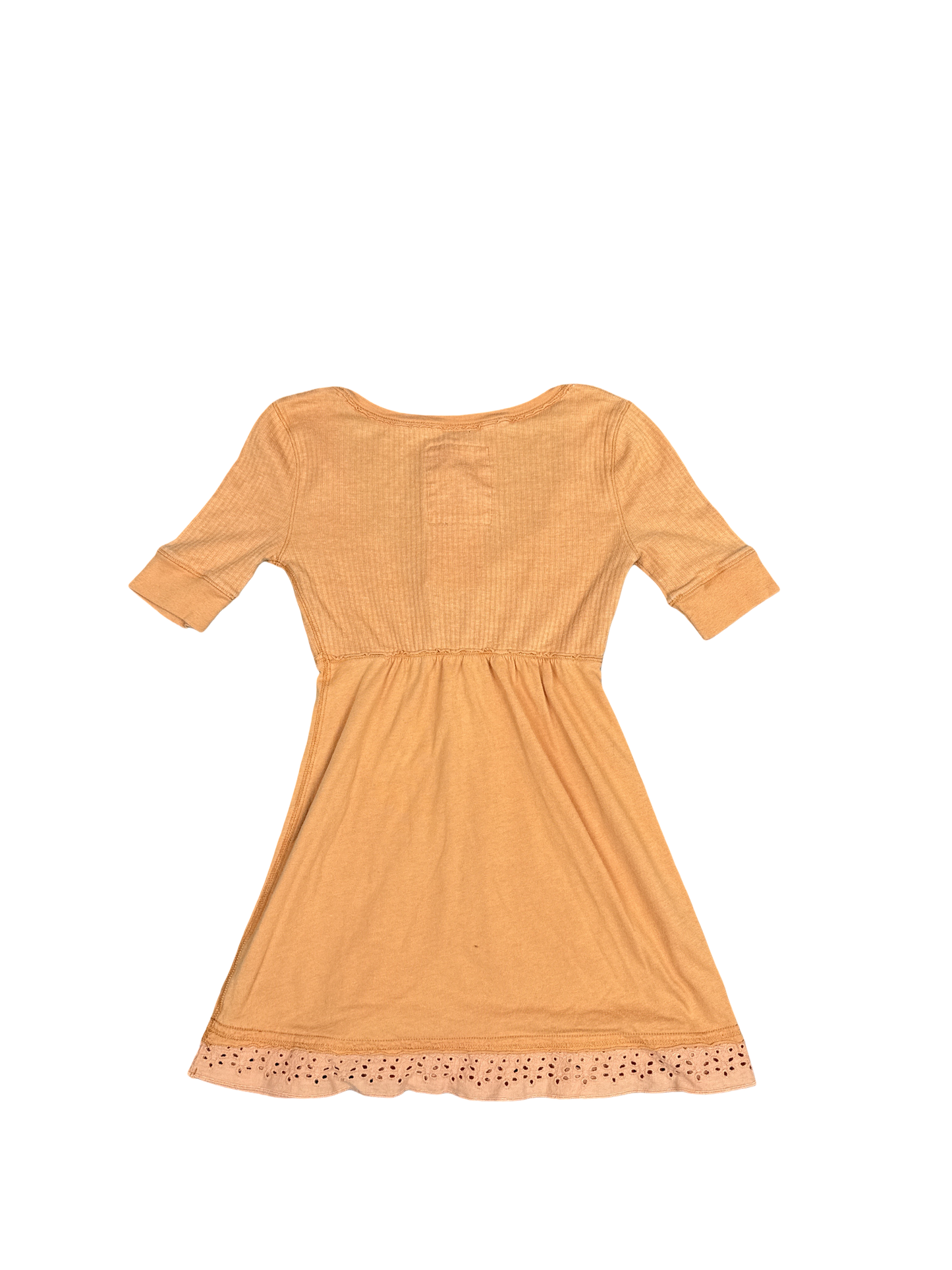 Hollister Orange Eyelet Hem Dress (S)