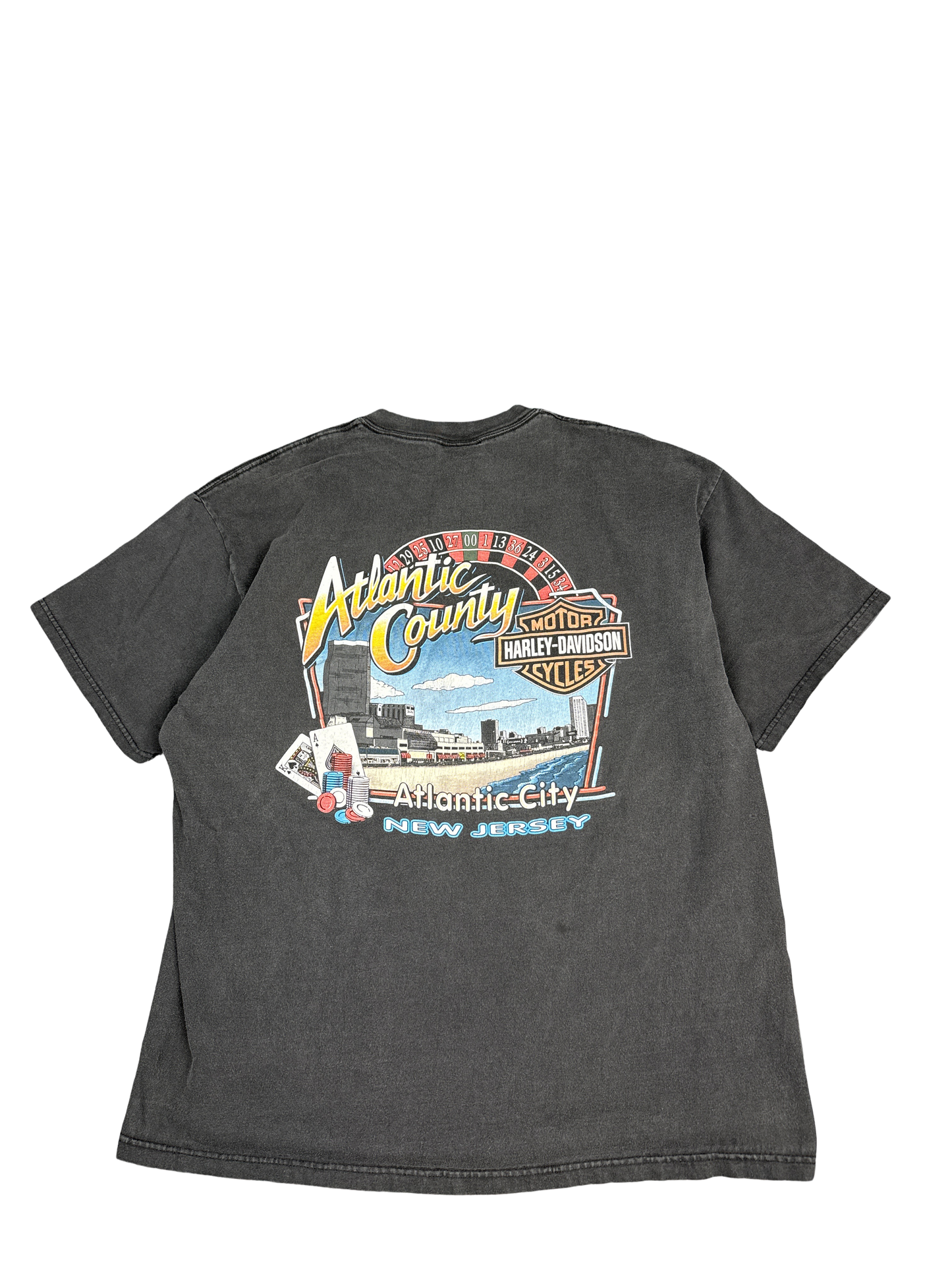 Harley-Davidson Atlantic County Flames Graphic Tee (XL)