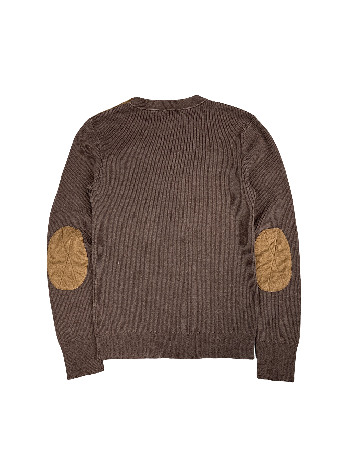 Ralph Lauren Brown Button Shoulder Pullover Sweater (S)