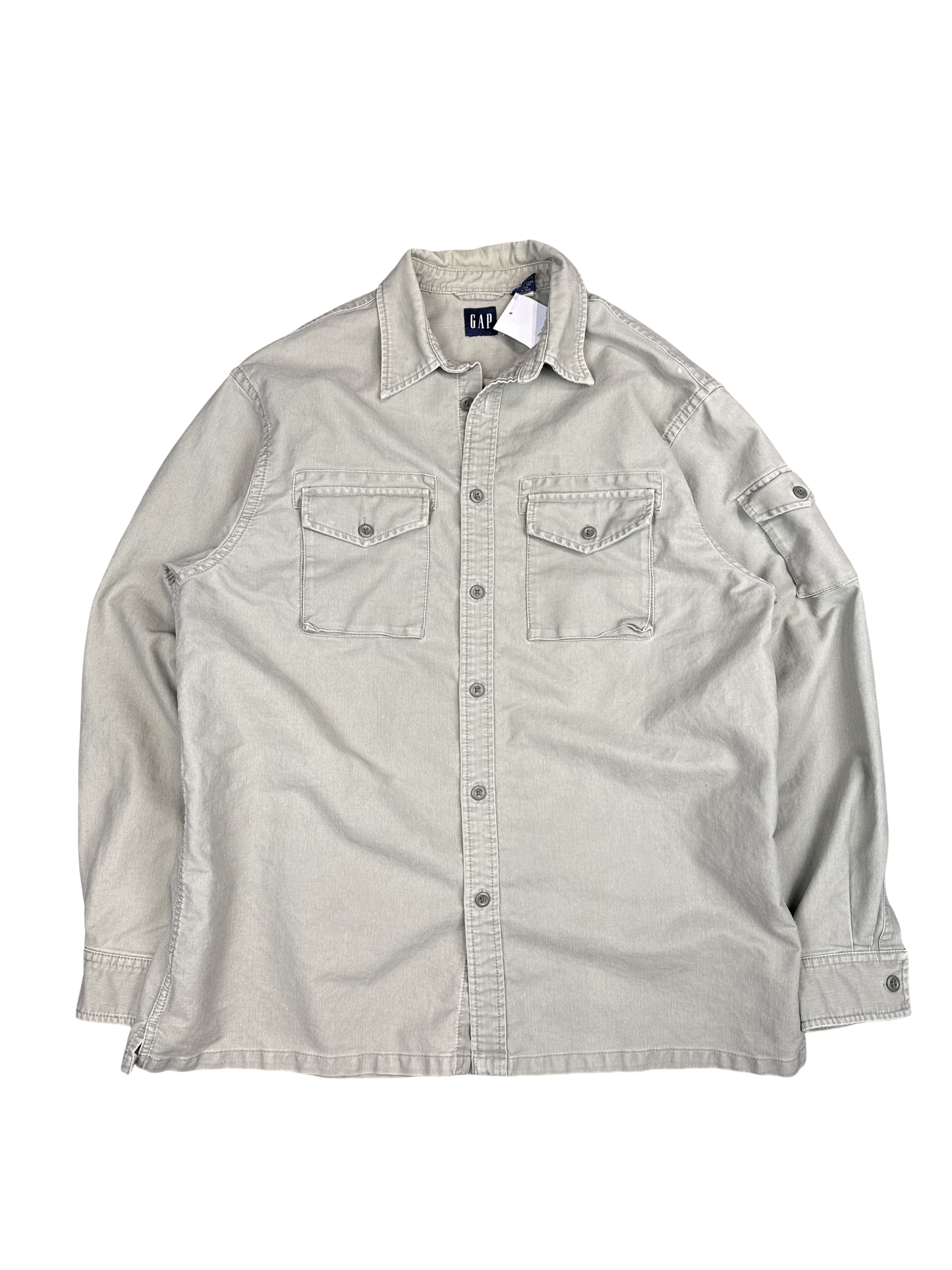 GAP Made in Hong Kong Cotton Button-Up Shirt (M)