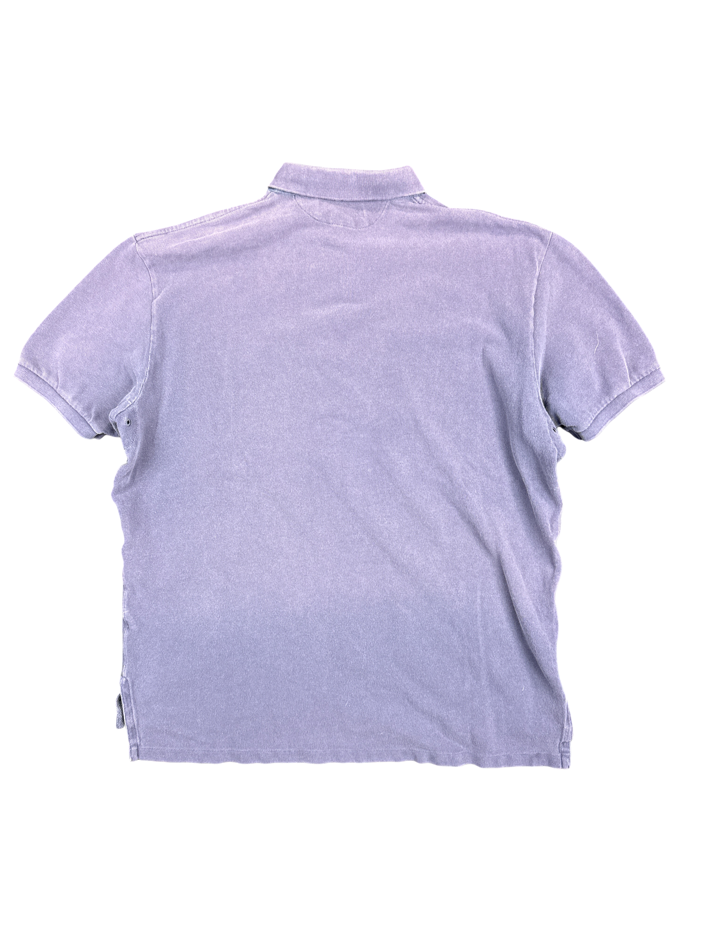 Polo Ralph Lauren Navy Red Stripe Polo Shirt (XL)