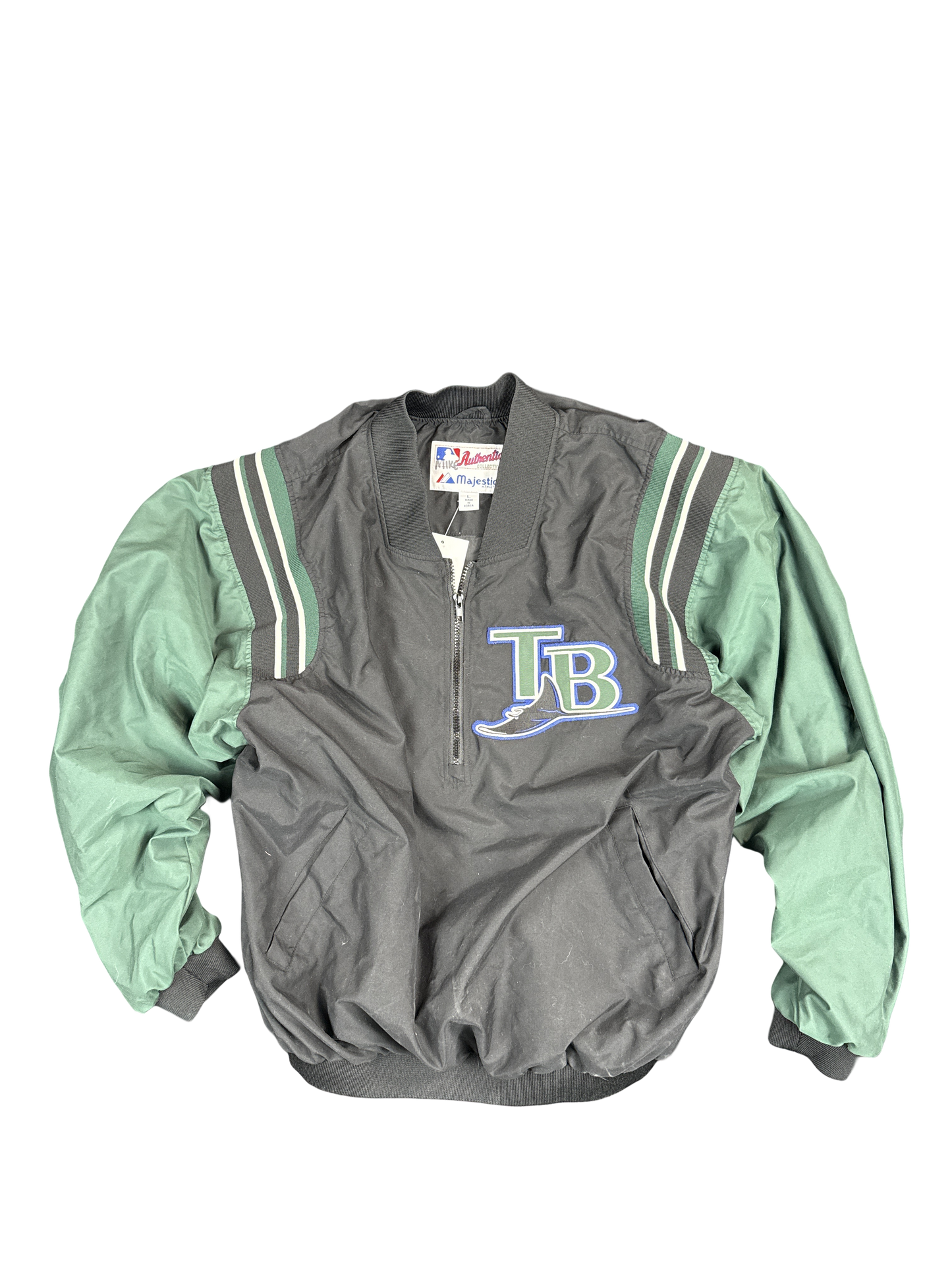1990s MLB Majestic Tampa Bay Rays Pullover (L)