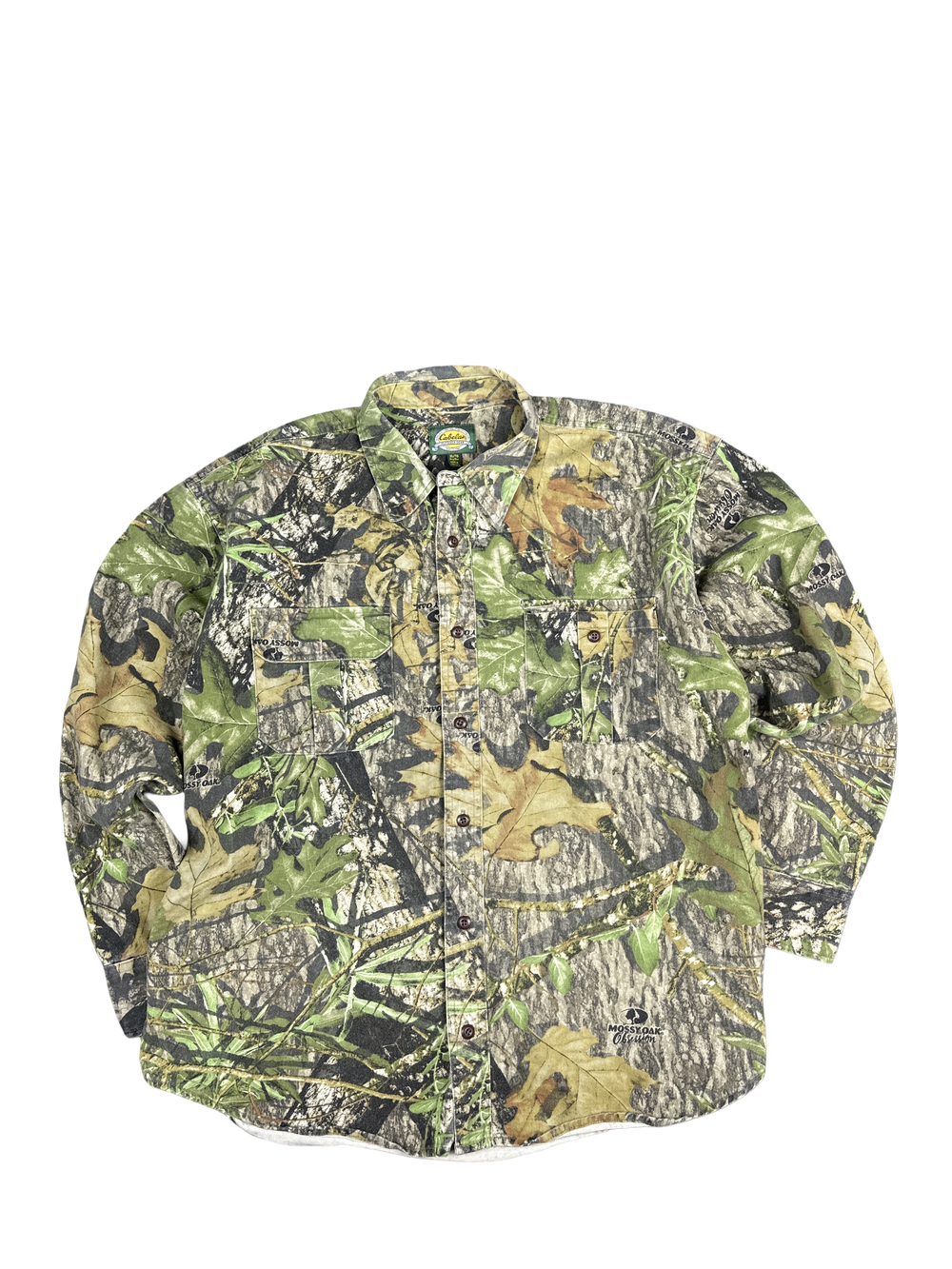Cabela's Mossy Oak Camo Hunting Button-Up Shirt (XL)