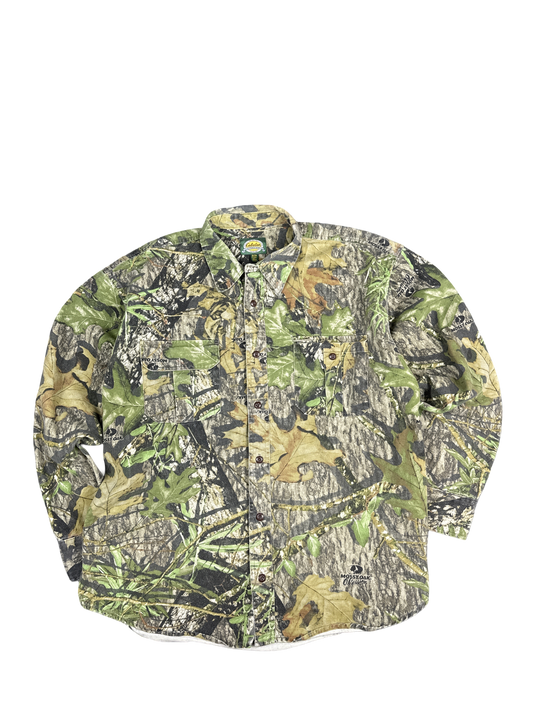 Cabela's Mossy Oak Camo Hunting Button-Up Shirt (XL)
