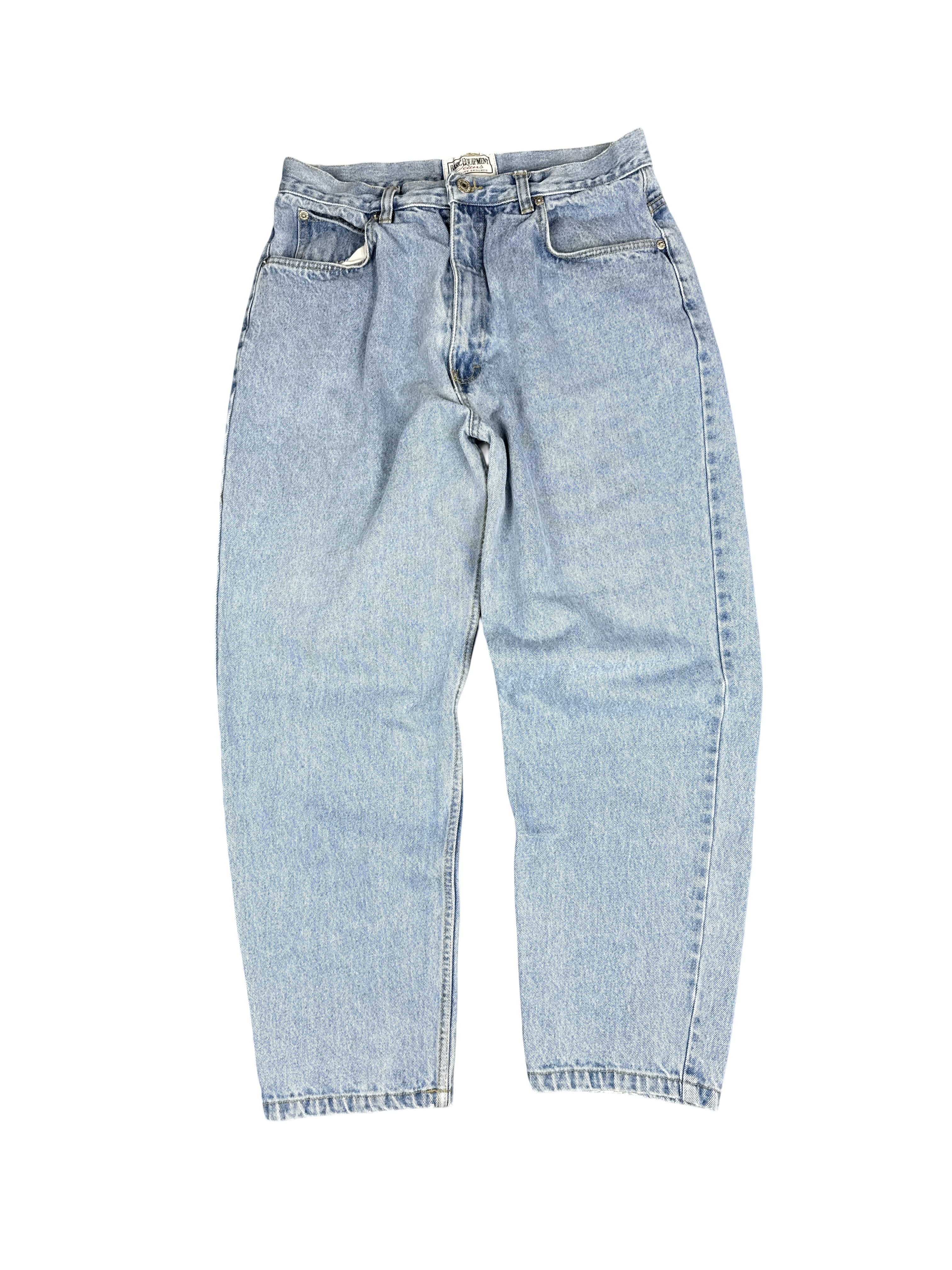 Basic Equipment High-Waisted Light Wash Jeans (L)