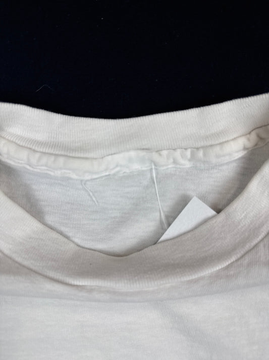 Minimal Graphic Cow and Teacup T-Shirt (M)