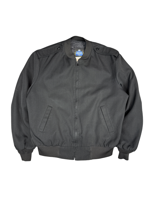 Neptune Garment Co. Black Bomber Jacket (XL)