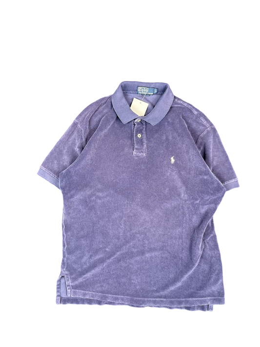 Polo Ralph Lauren Purple Terry Polo Shirt (L)