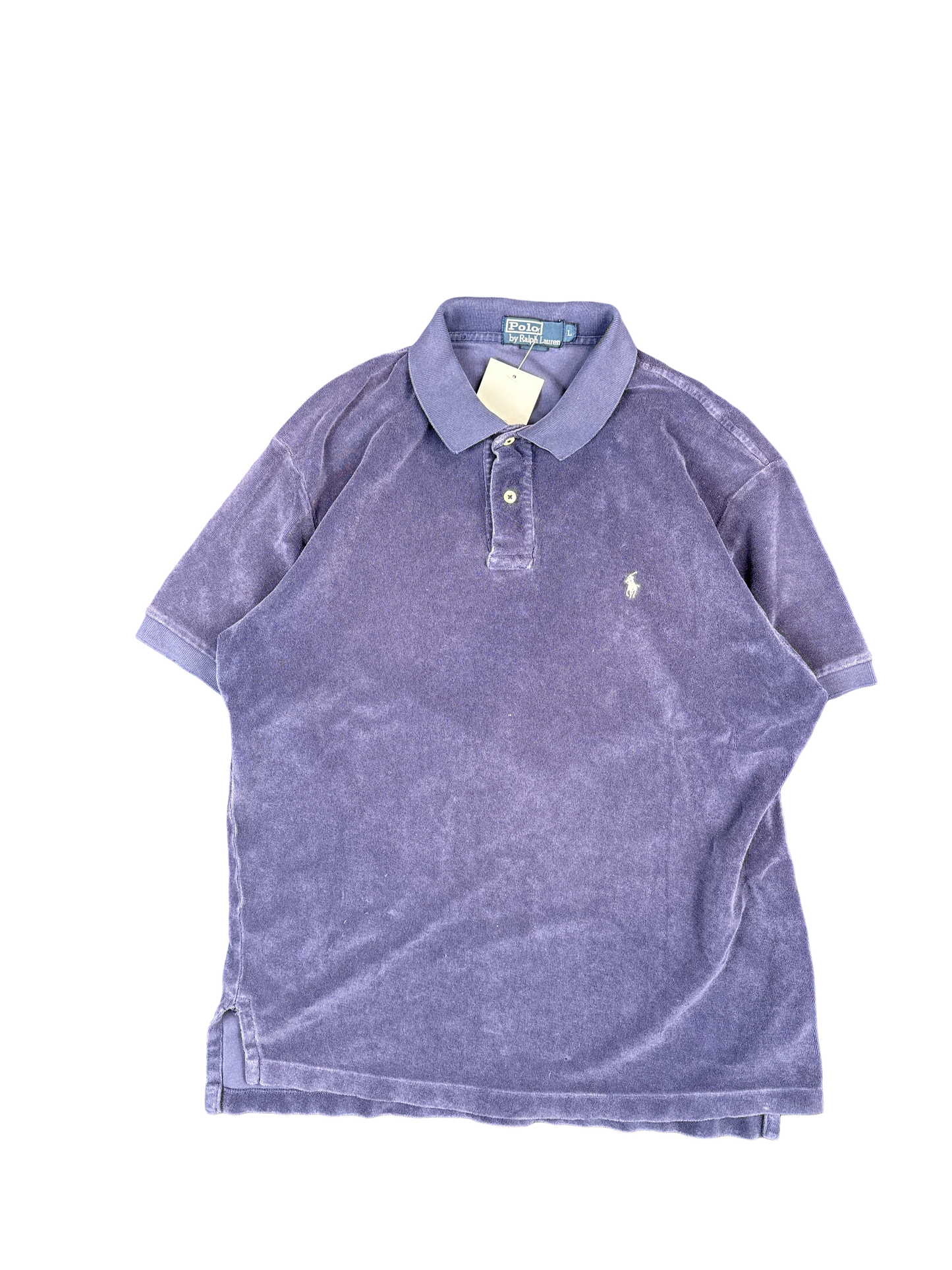 Polo Ralph Lauren Purple Terry Polo Shirt (L)