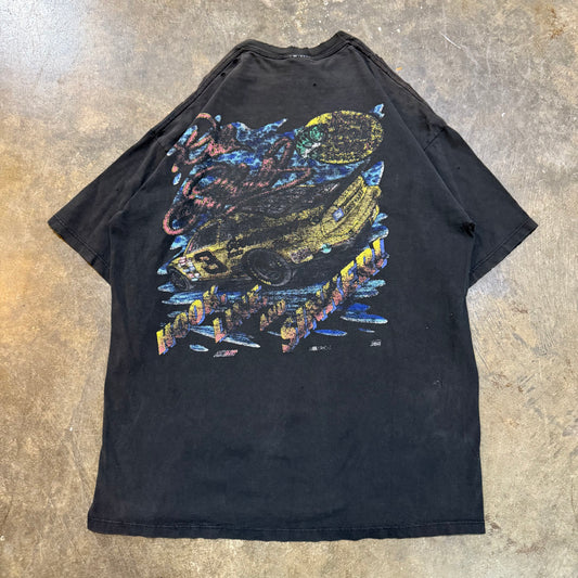 Vintage NASCAR Dale Hook Line and Sinker Tee Black