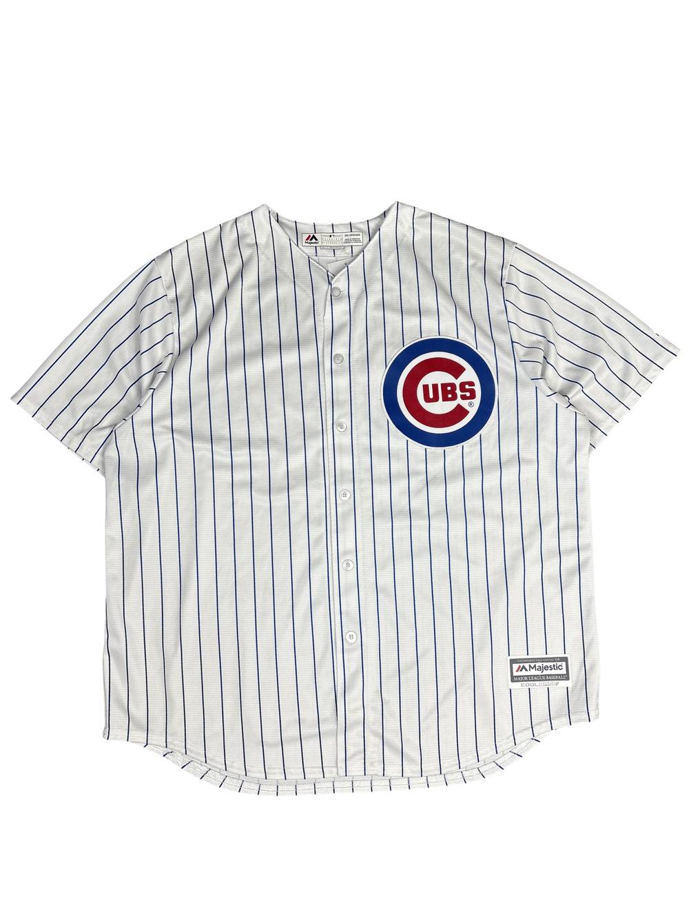 Majestic Chicago Cubs Bryant #17 Pinstripe Jersey (2XL)