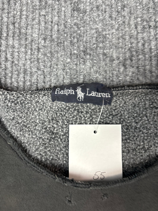 Distressed Ralph Lauren Fleece Sweatshirt (2XL)