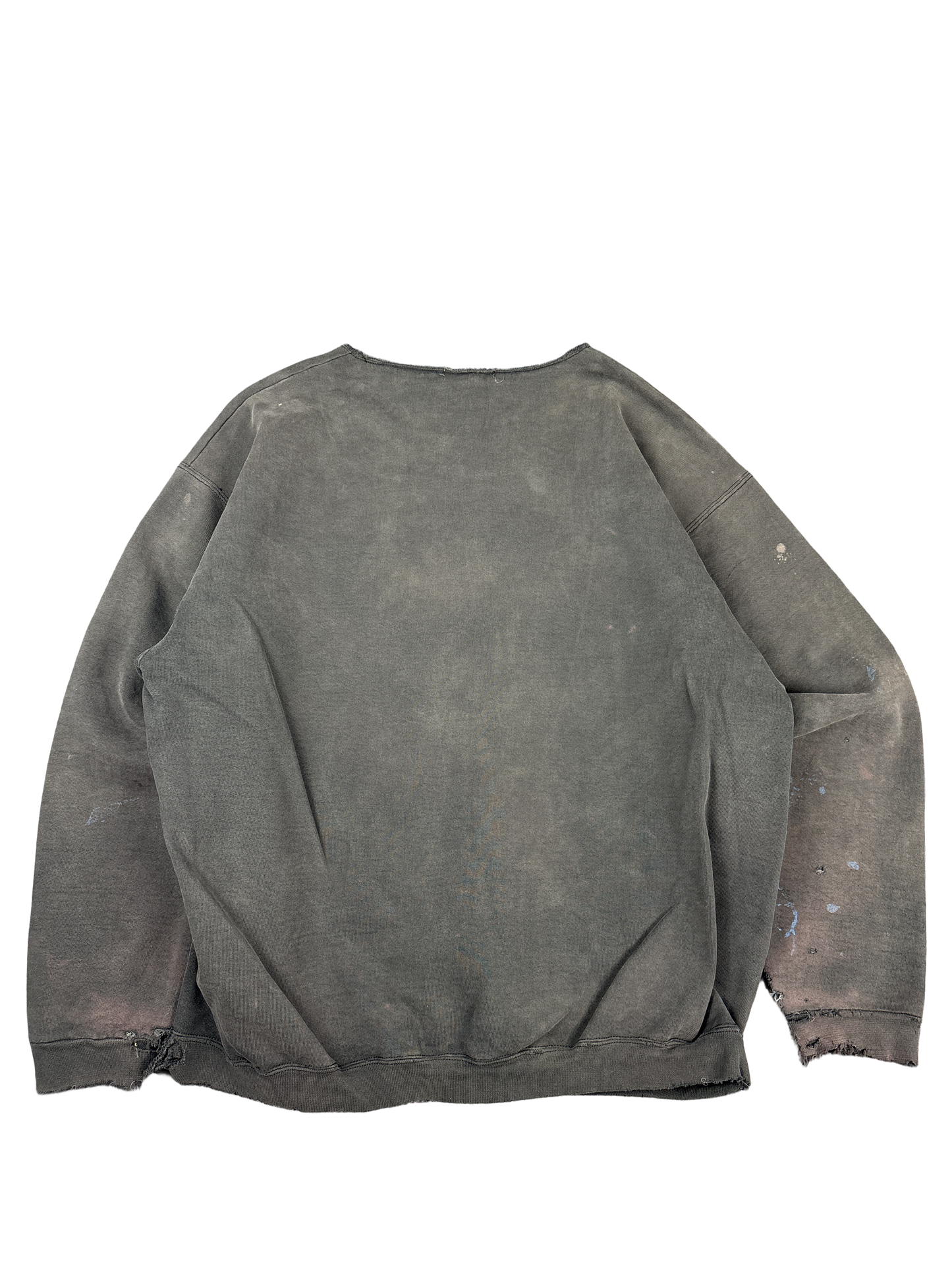 Distressed Ralph Lauren Fleece Sweatshirt (2XL)