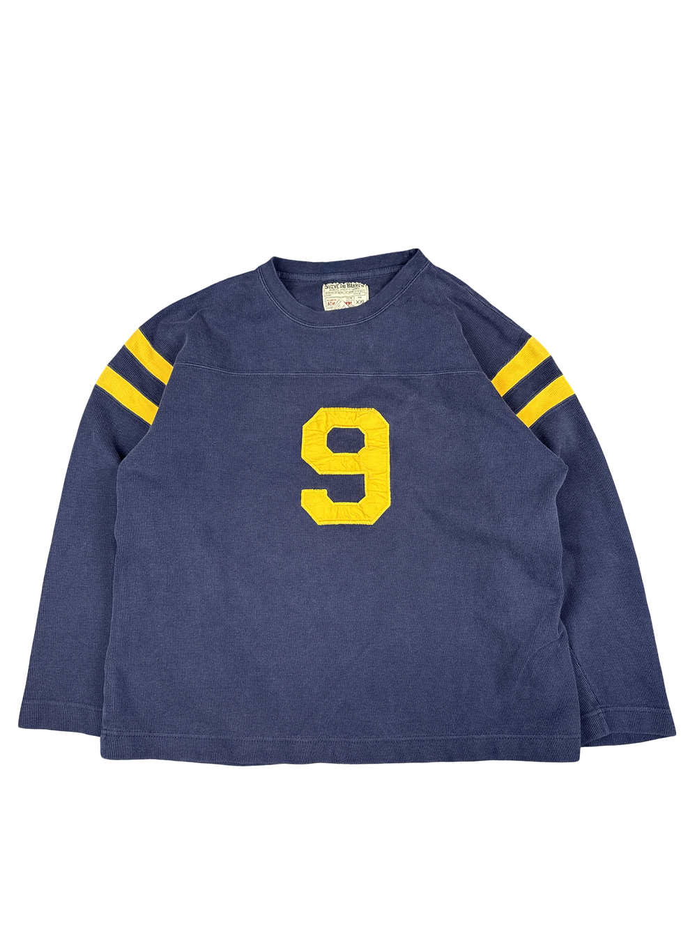 Retro Steve and Barry’s Athletic Dept Navy Crew Sweatshirt #9 (XXL)