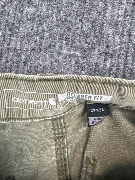 Carhartt Relaxed Fit Work Pants 33x34 (L)
