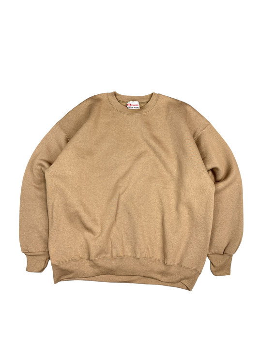 Hanes Premium Weight Brown Crewneck Sweatshirt (2XL)