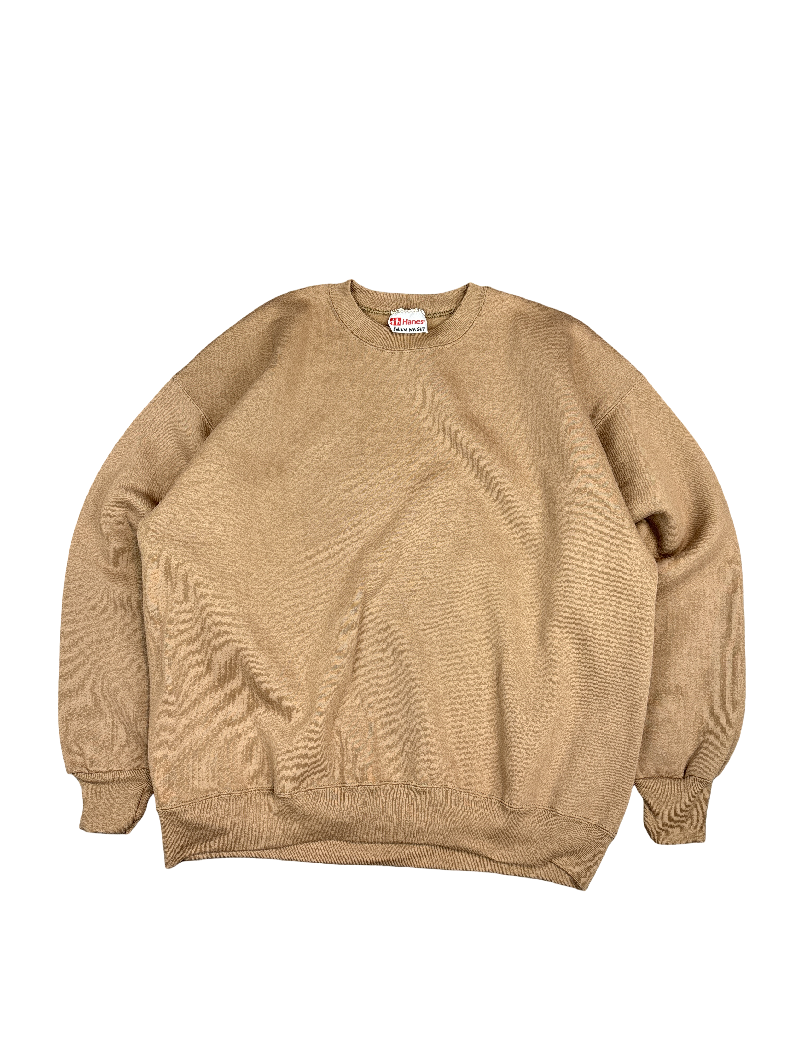 Hanes Premium Weight Brown Crewneck Sweatshirt (2XL)