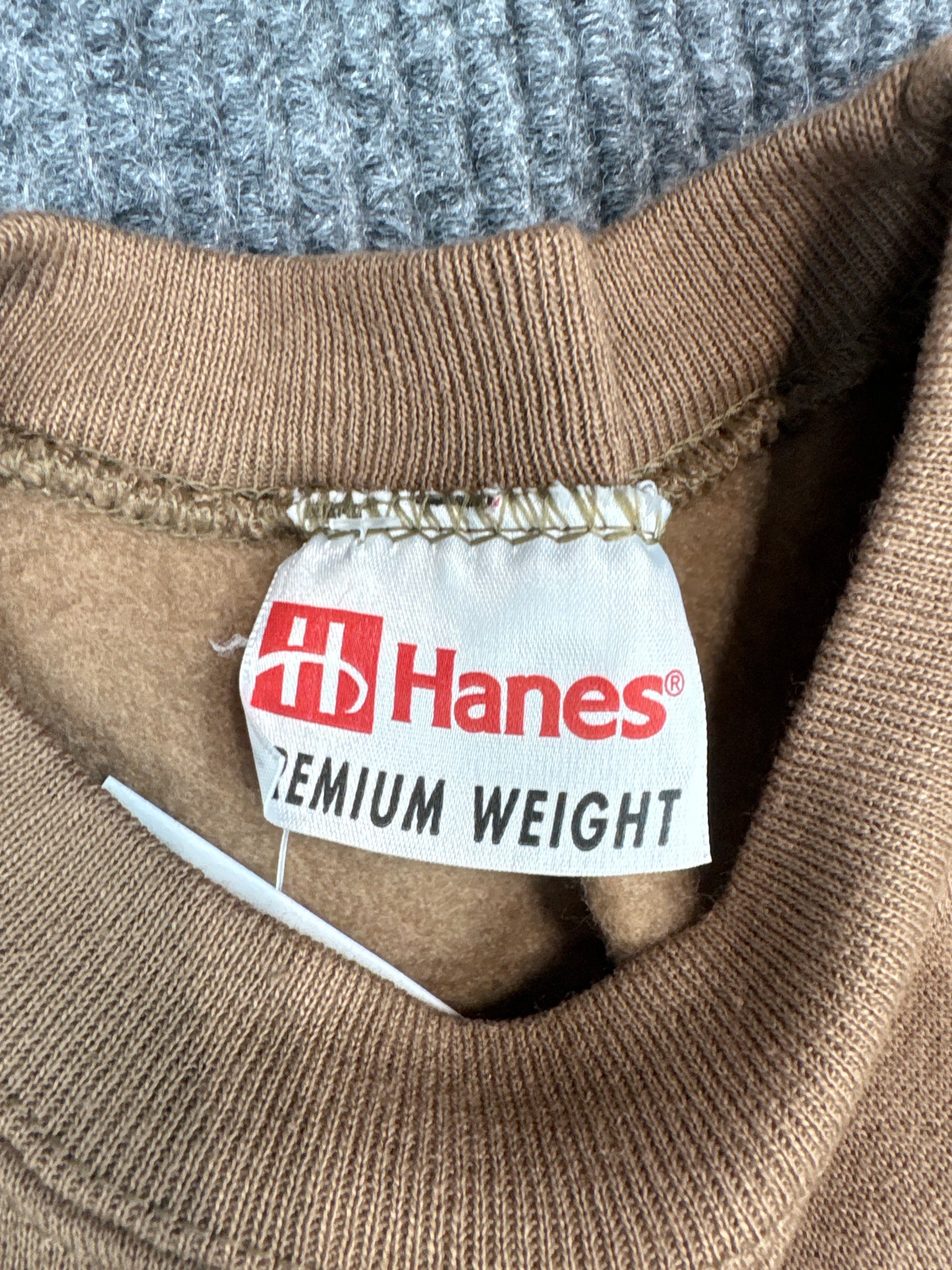 Hanes Premium Weight Brown Crewneck Sweatshirt (2XL)