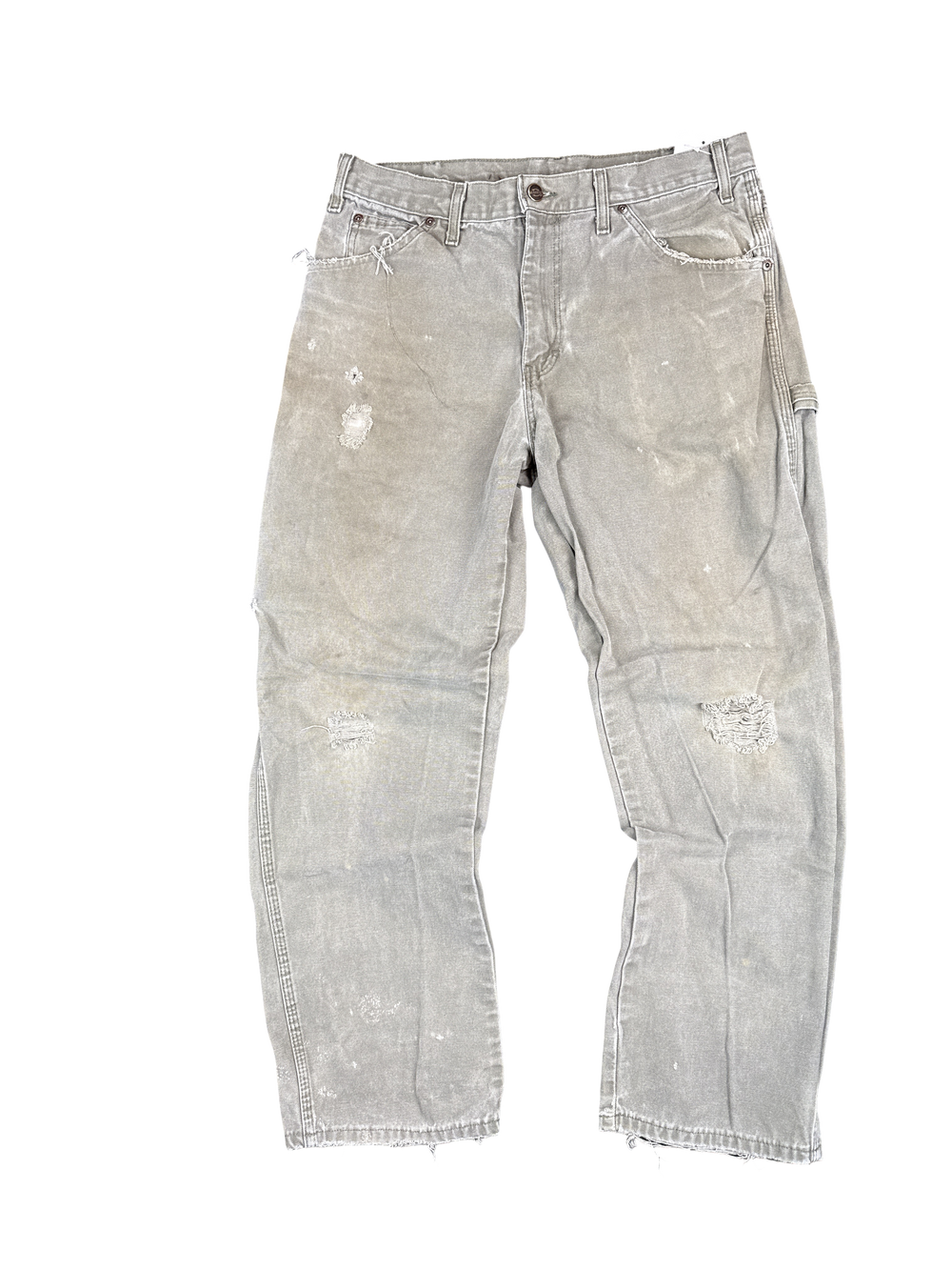 Distressed Dickies Carpenter Work Pants (32x28)