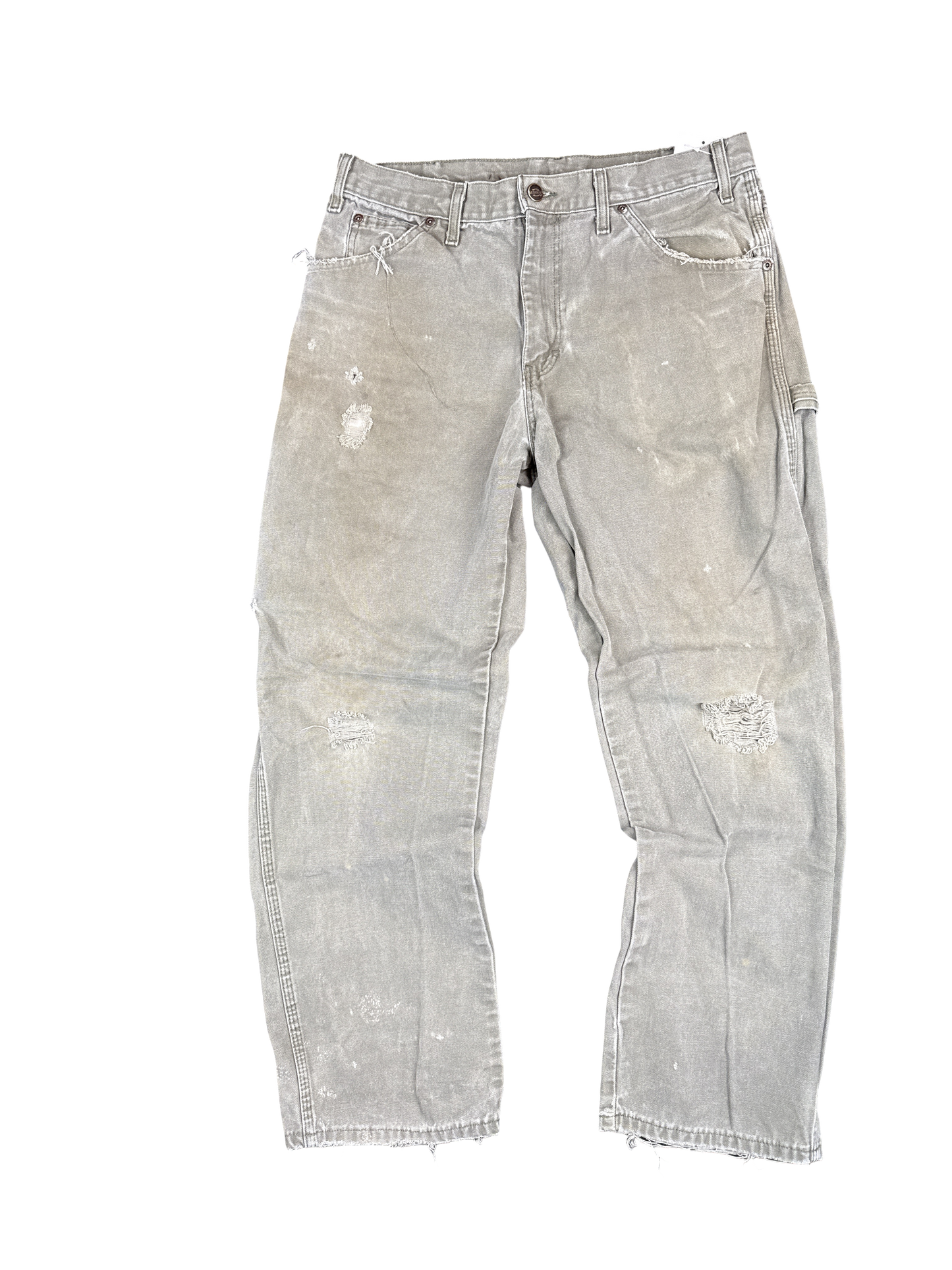 Distressed Dickies Carpenter Work Pants (32x28)