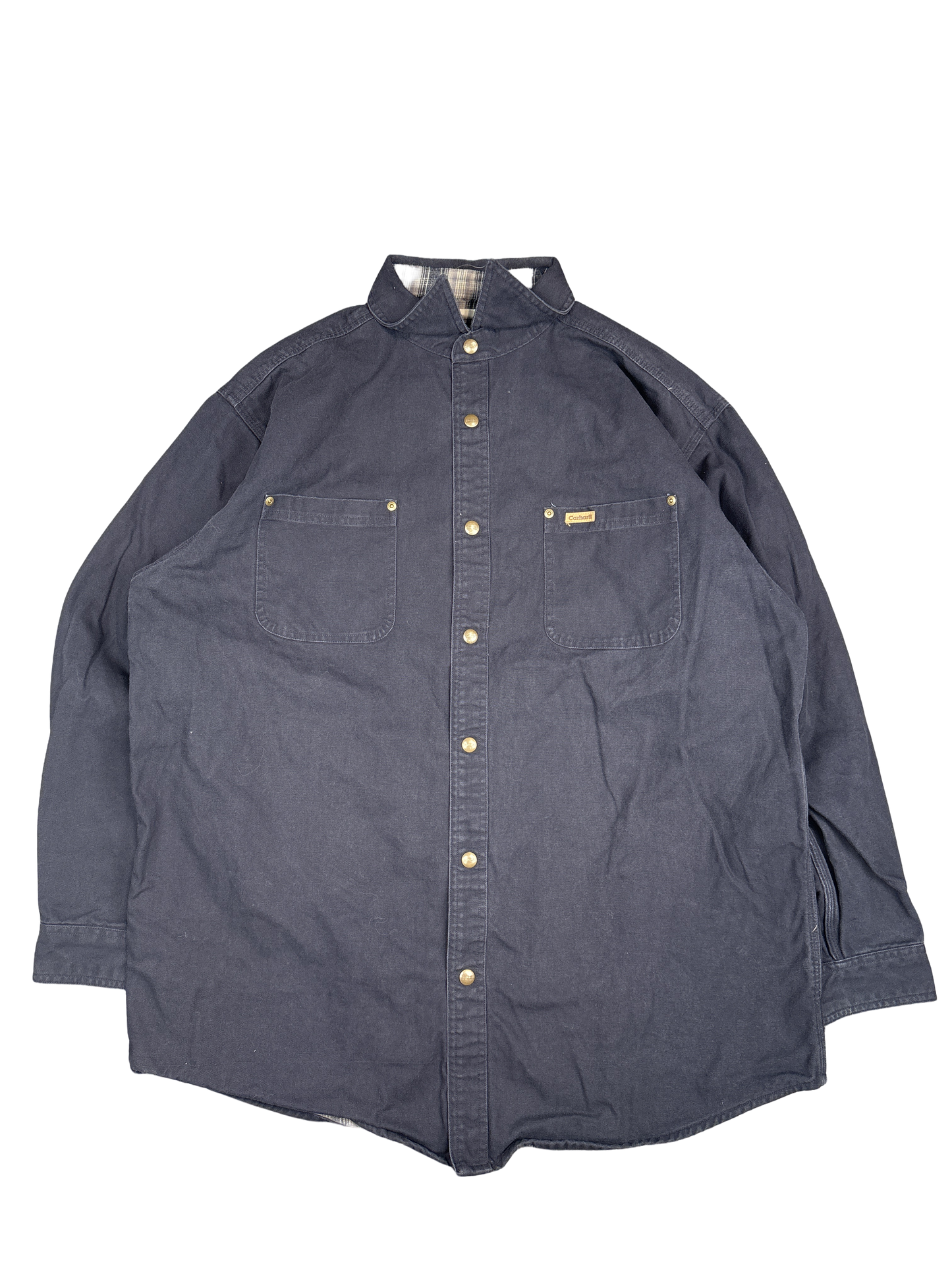 Carhartt Heavy Cotton Button-Up Work Shirt (XL)