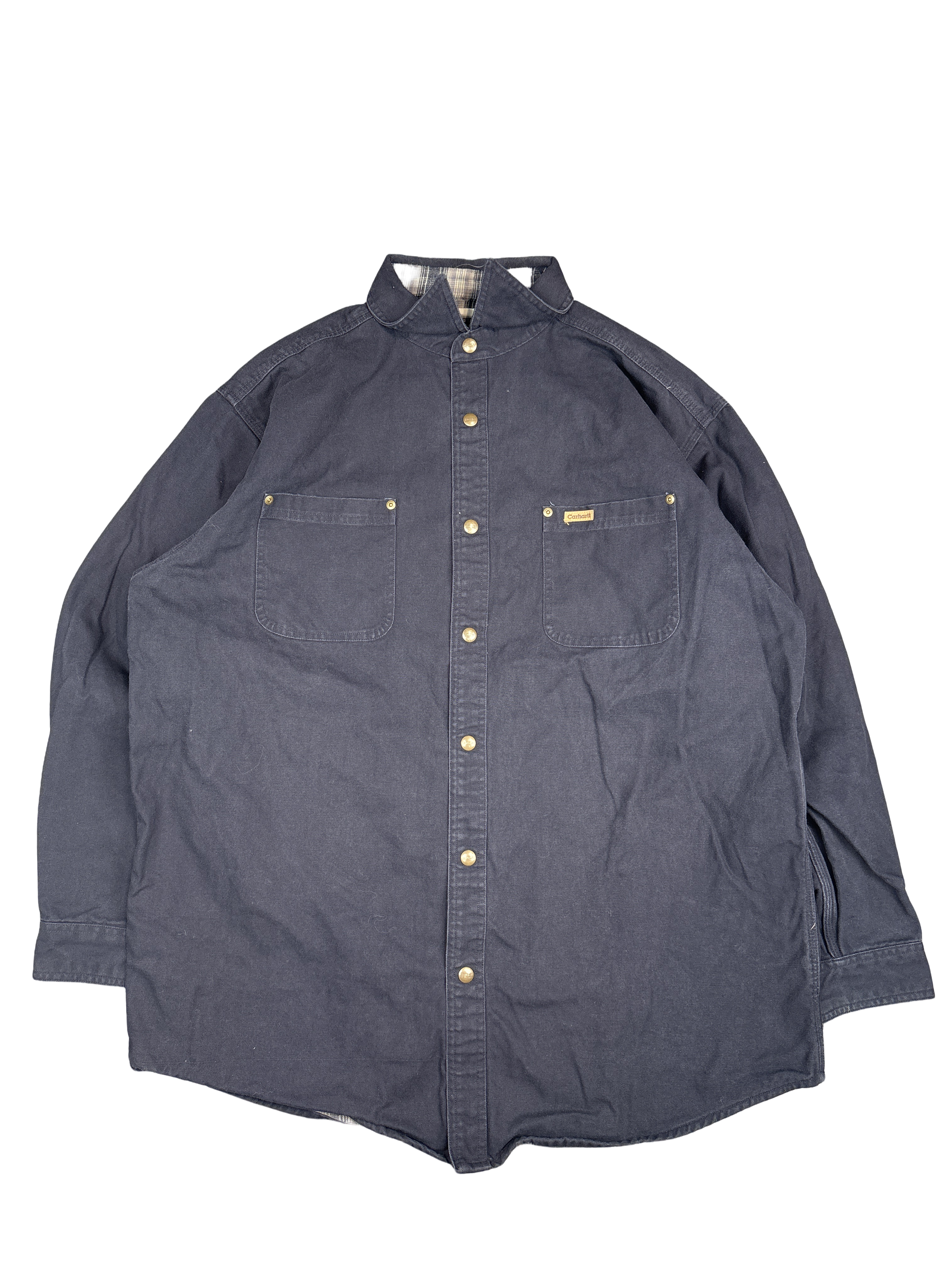 Carhartt Heavy Cotton Button-Up Work Shirt (XL)