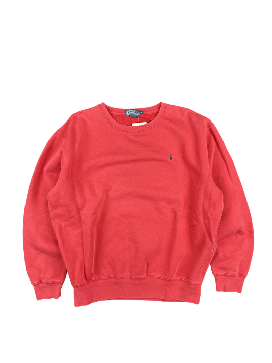 Polo Ralph Lauren Red Crewneck Sweatshirt (L)