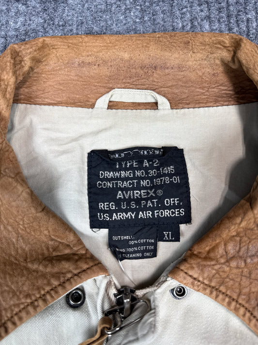 Avirex Type A-2 Air Force Bomber Jacket (XL)