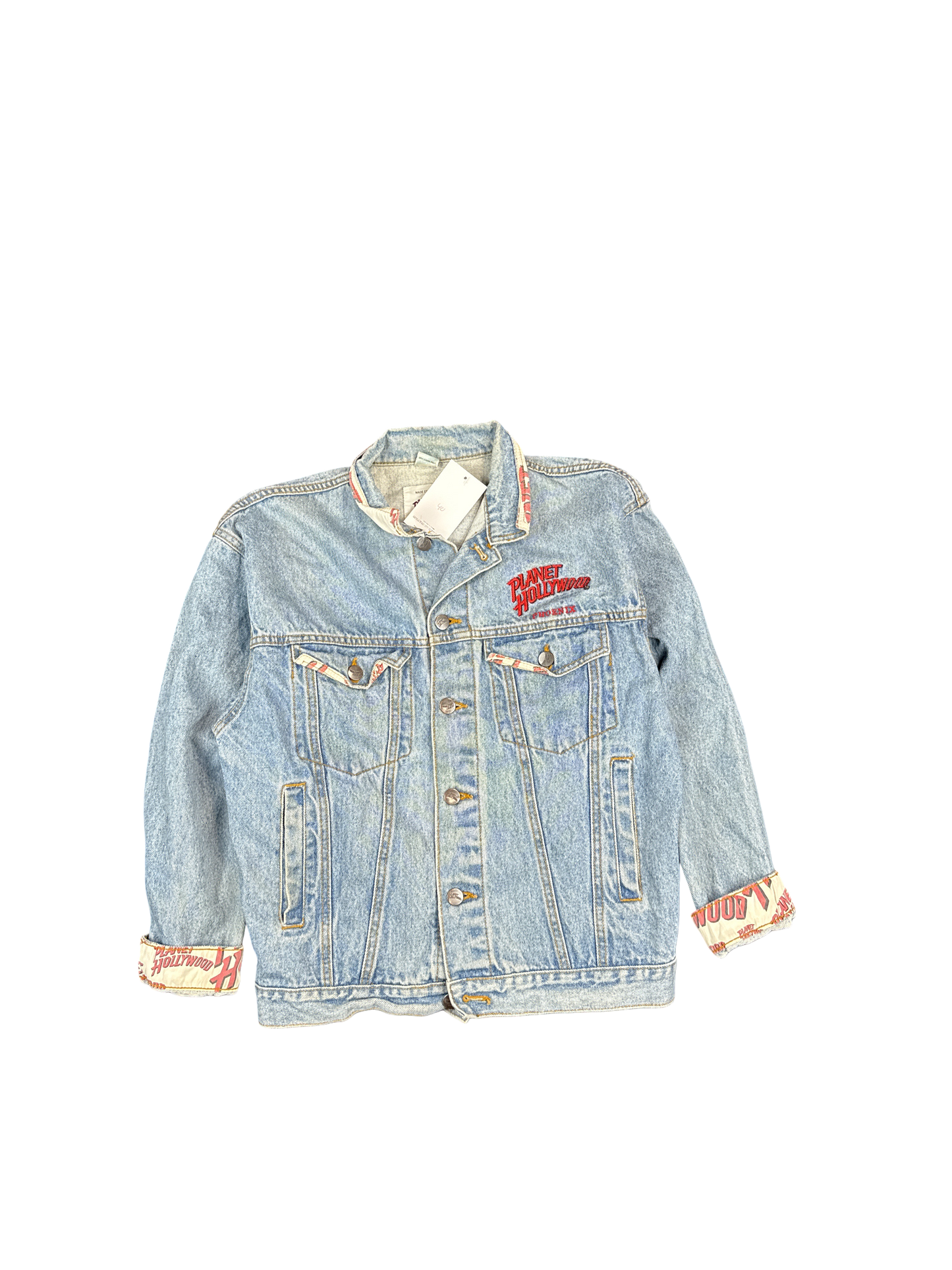 1990s Planet Hollywood Phoenix Denim Jacket (S)