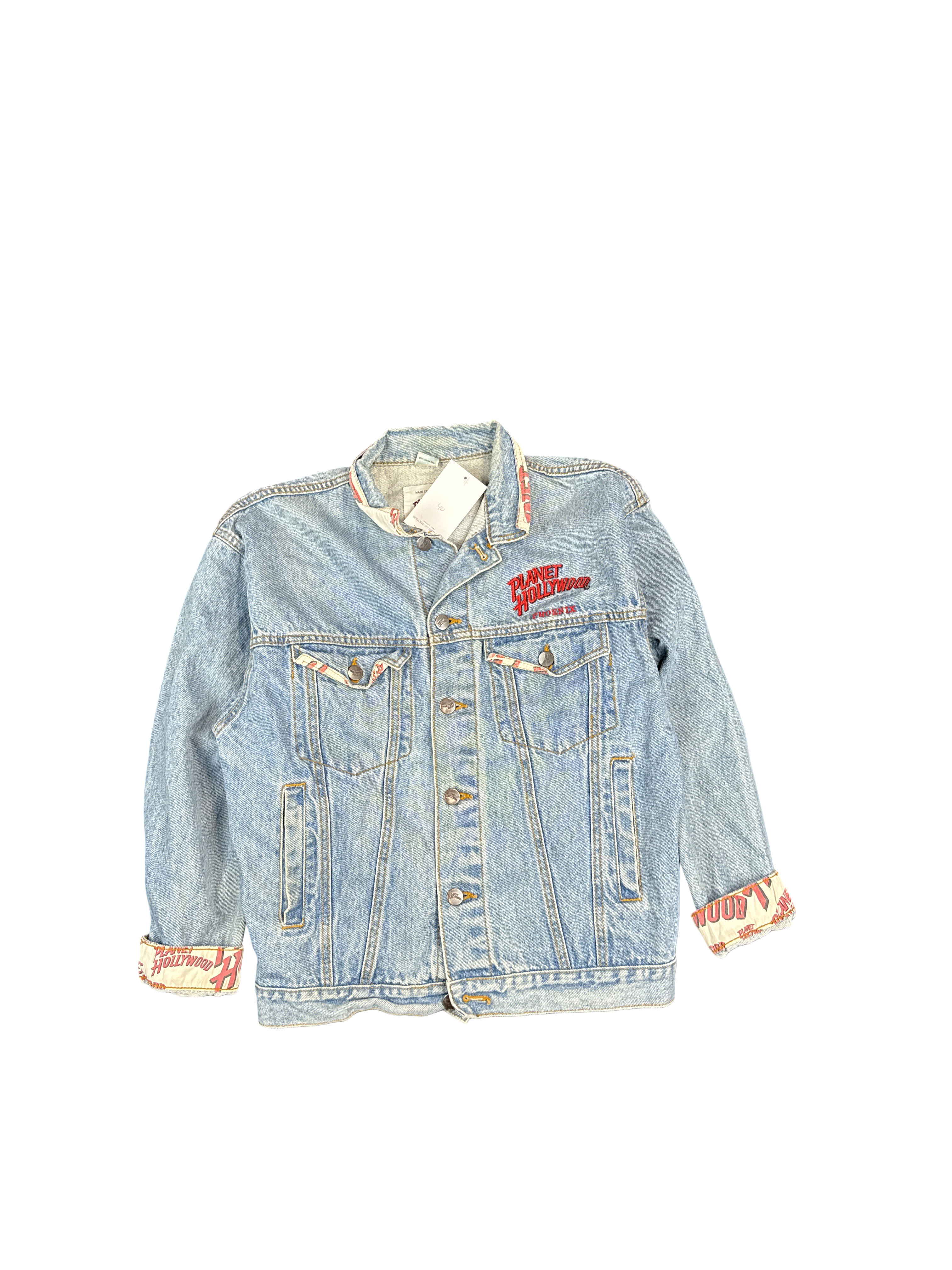 1990s Planet Hollywood Phoenix Denim Jacket (S)