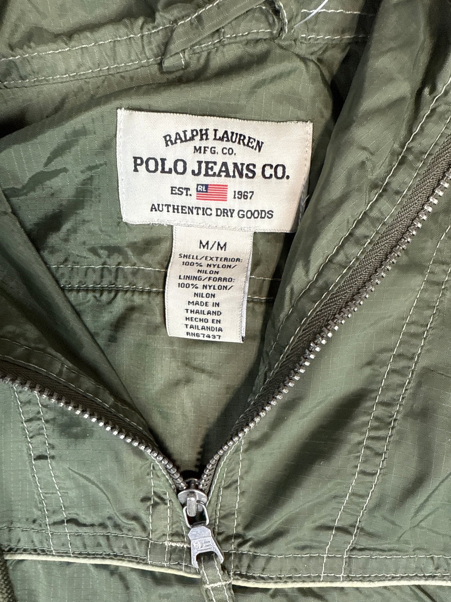 Polo Jeans Co. Ralph Lauren Nylon Pullover Windbreaker (M)