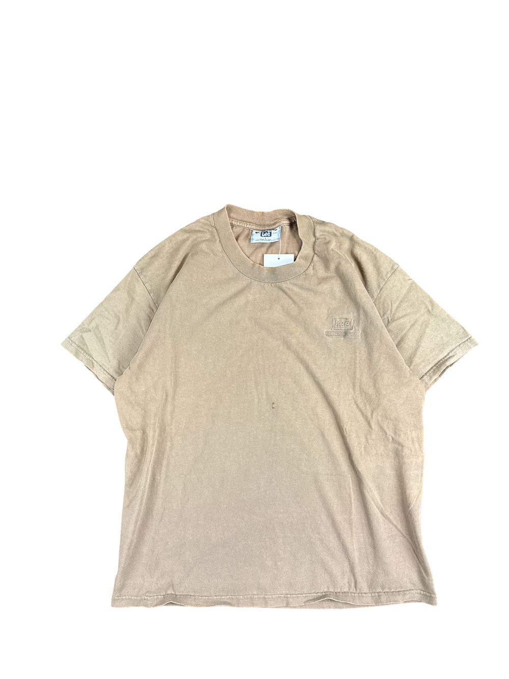 1990s Lee Made in USA Brown Pocket Tee (L)