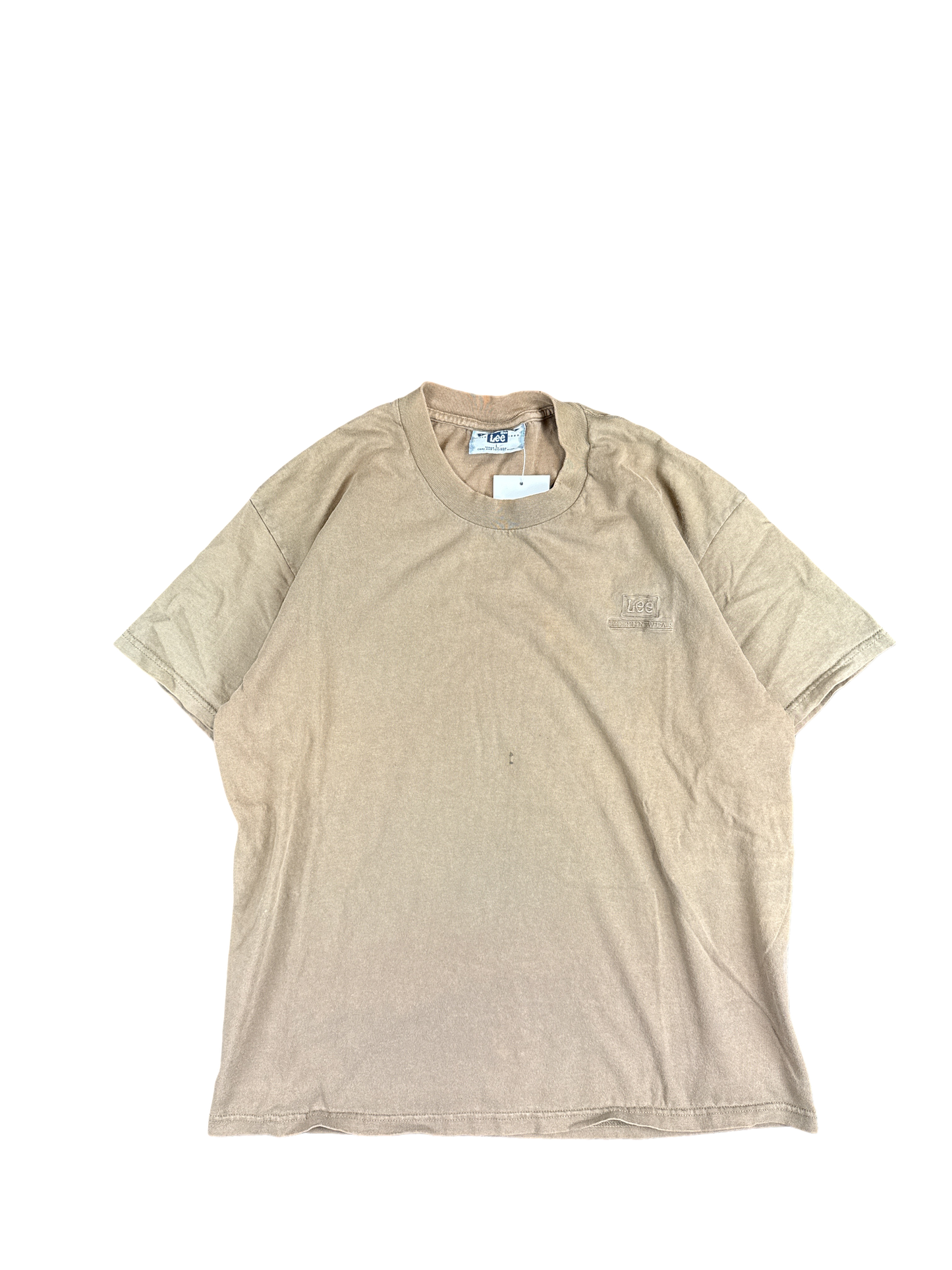 1990s Lee Made in USA Brown Pocket Tee (L)