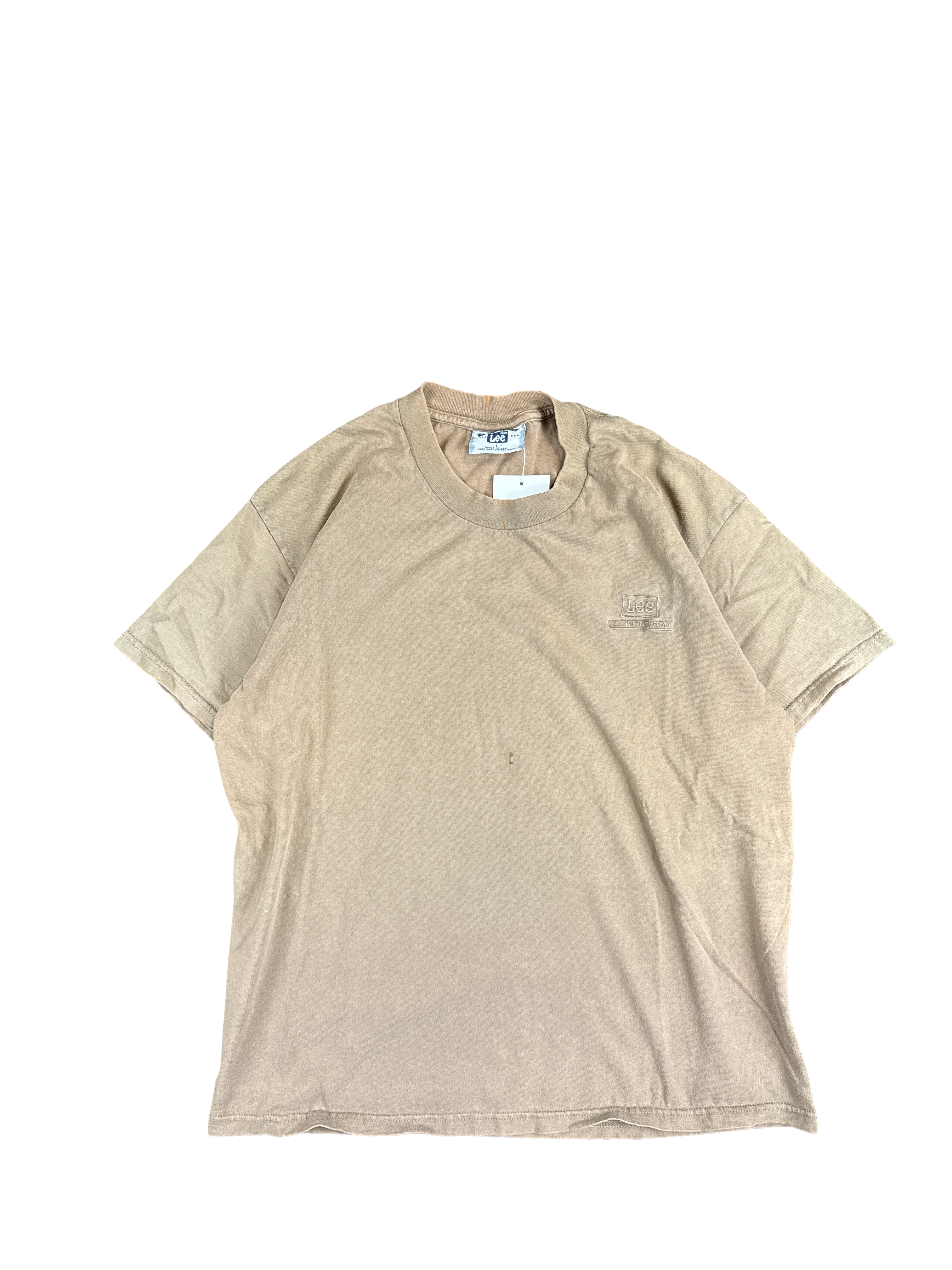 1990s Lee Made in USA Brown Pocket Tee (L)