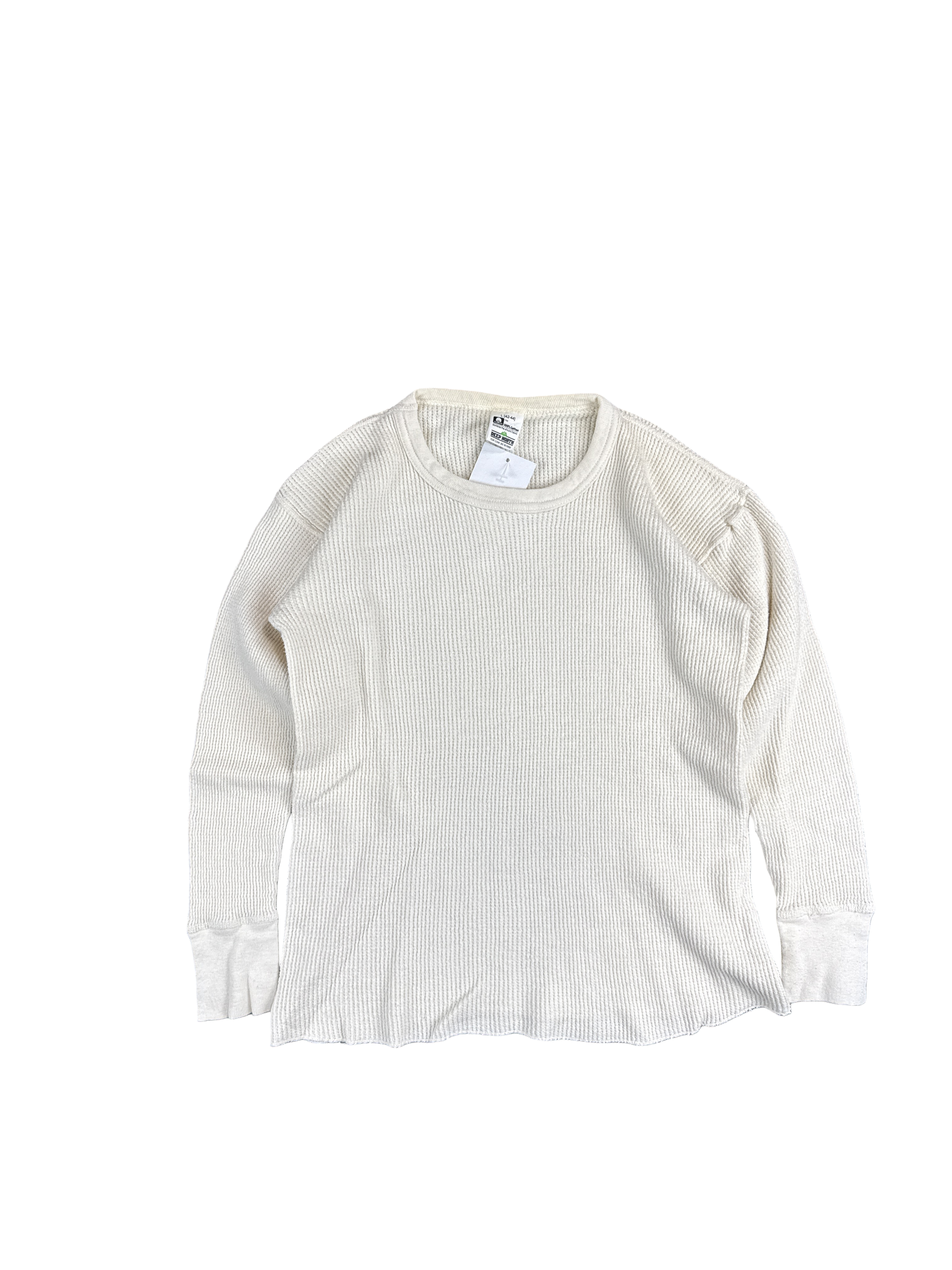 Deep North Thermal Waffle Knit Pullover (L)