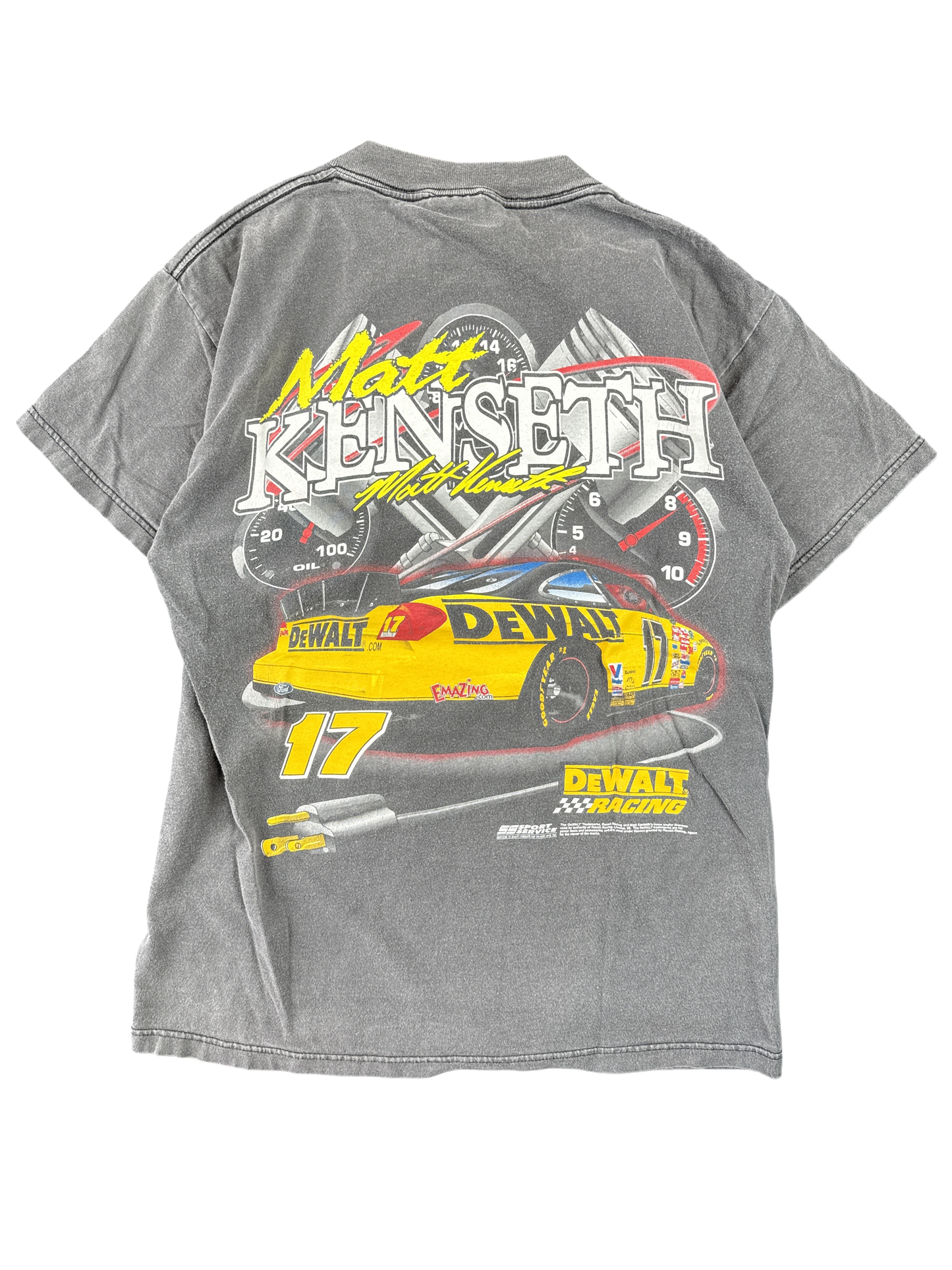 2000s Matt Kenseth DeWalt Racing NASCAR Graphic Tee (M)