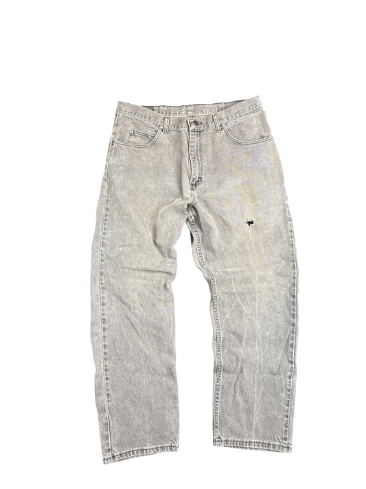 Faded Grey Denim Jeans