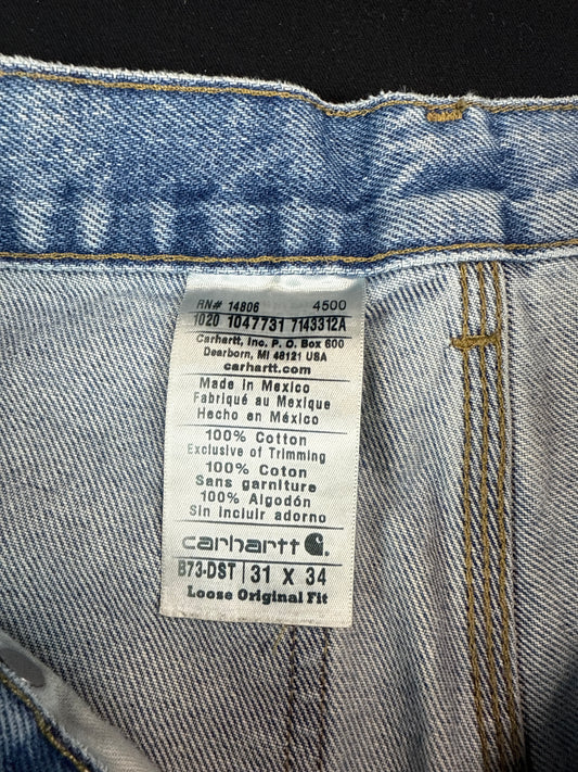 Carhartt Loose Original Fit Denim Work Pants (31x34)