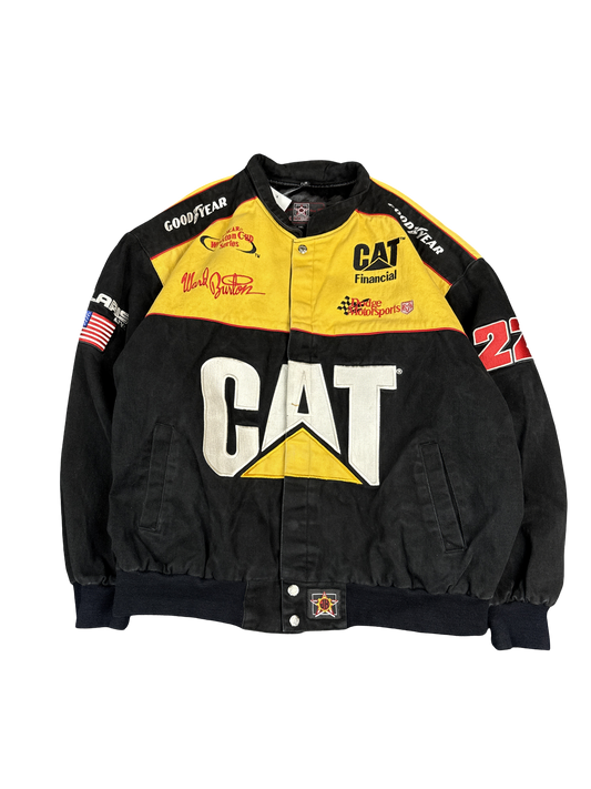 2000s CAT Bill Davis Racing NASCAR Jacket (2XL)