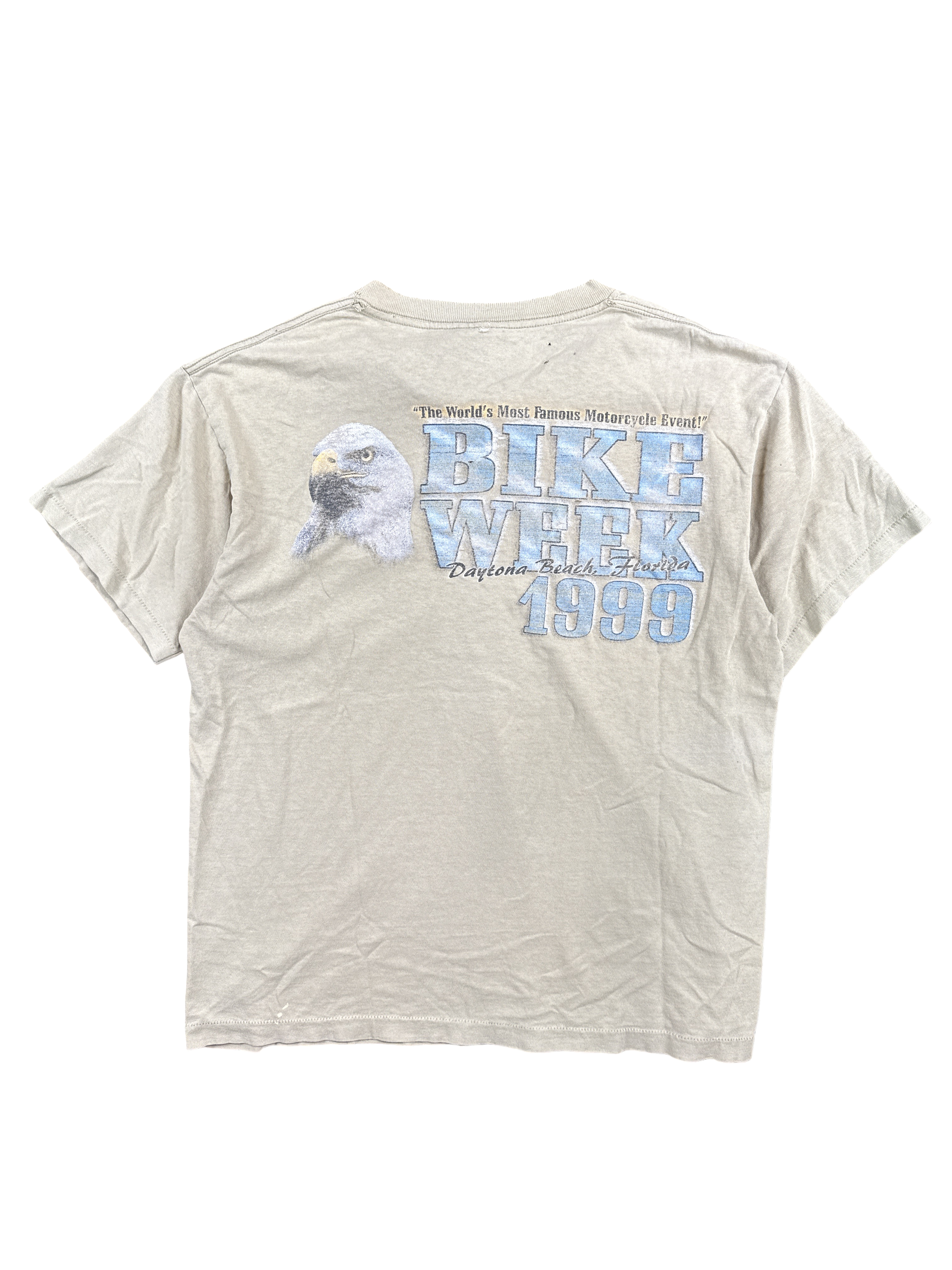 1999 Bike Week Daytona Beach Eagle Graphic Tee (L)