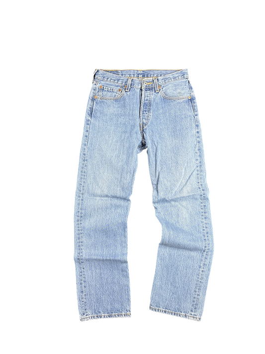 Levi's 501 Light Wash Denim Jeans (31x32)