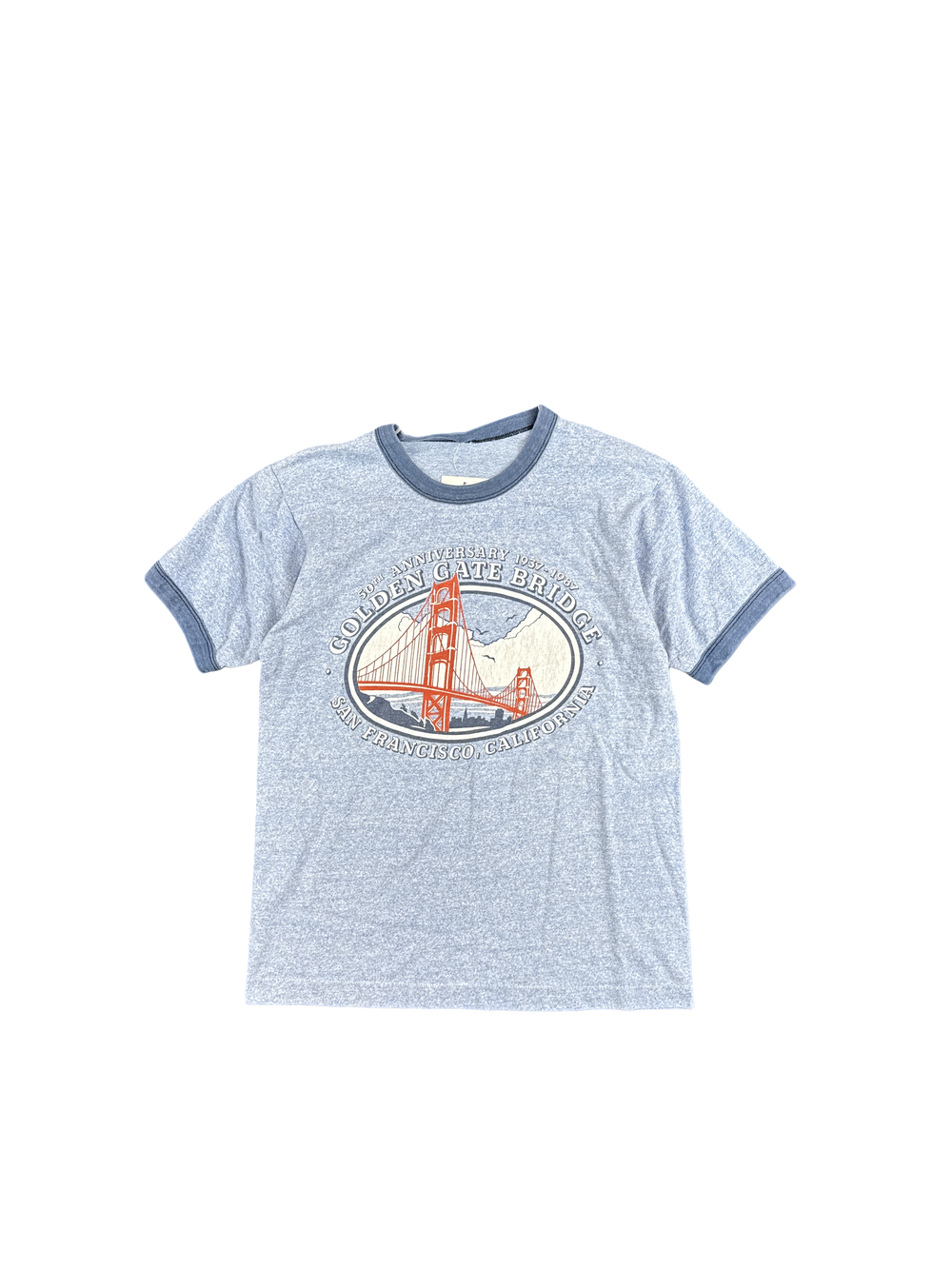 Golden Gate Bridge San Francisco Ringer Tee (S)