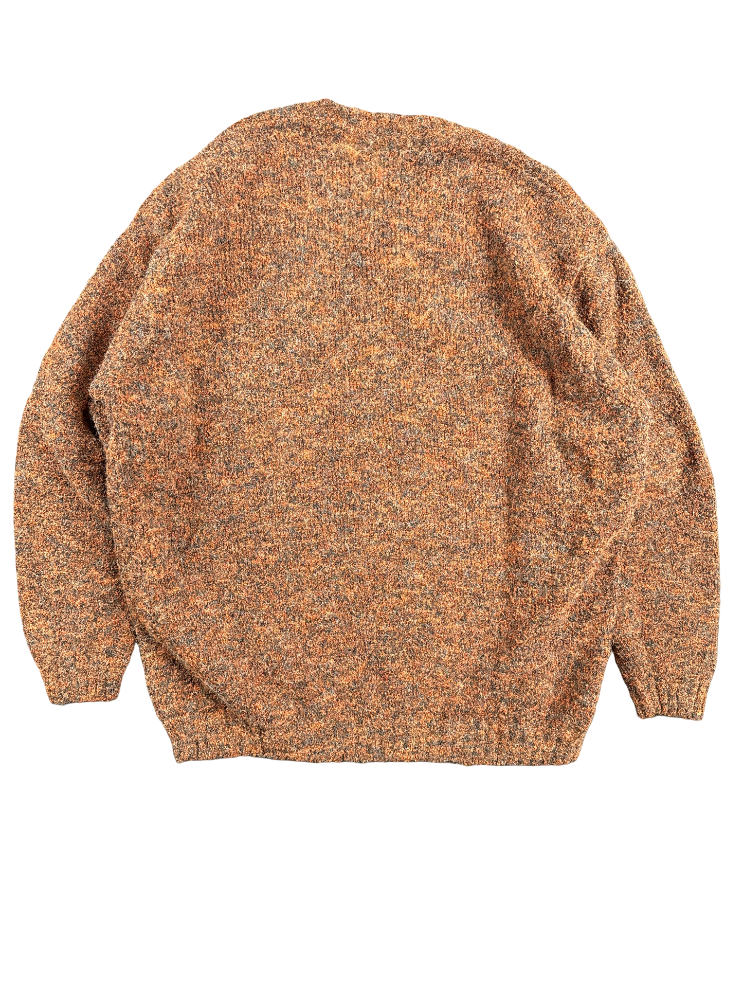 Clive Knitwear Heathered Wool Pullover Sweater (M)