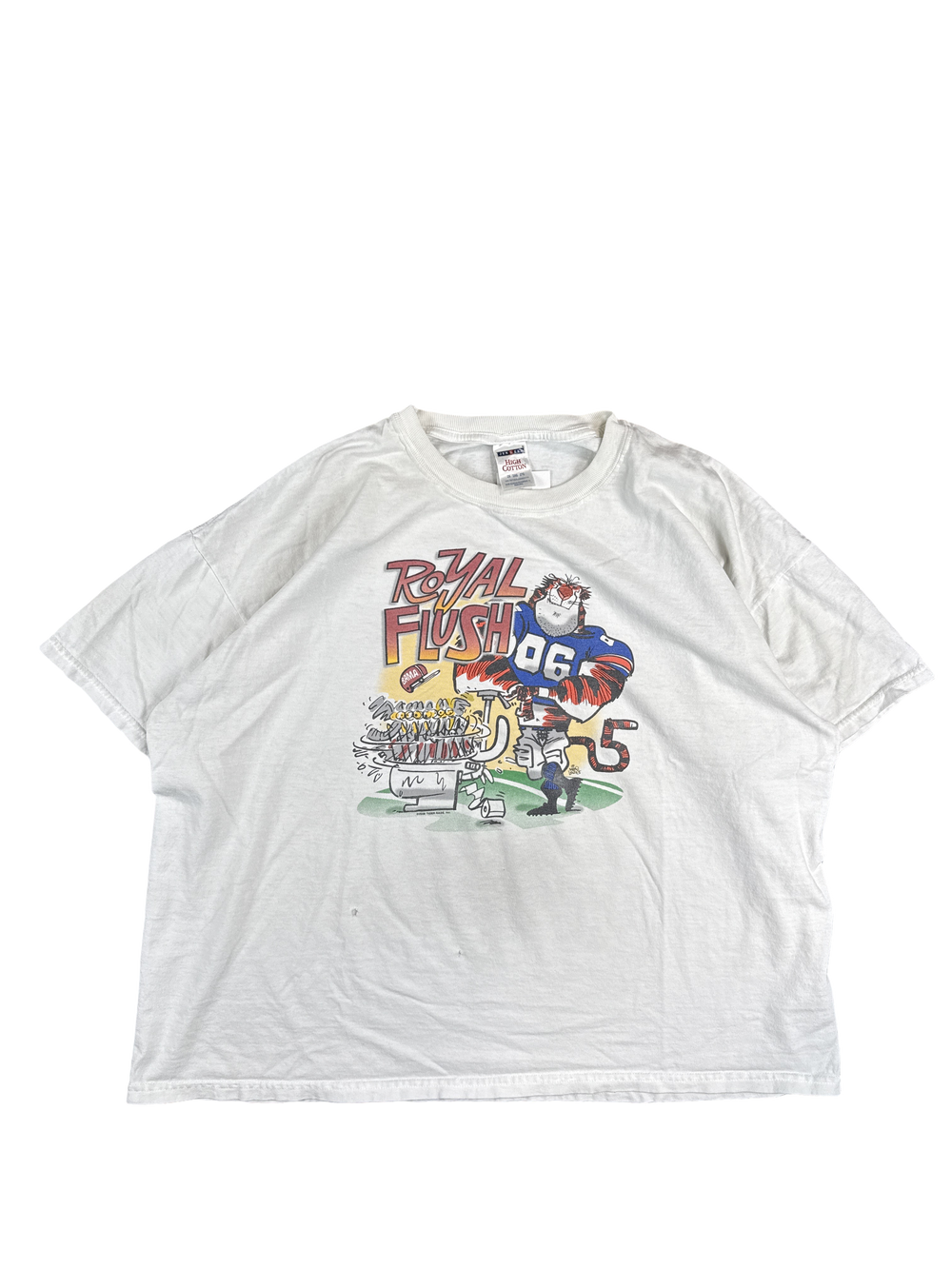 2006 Auburn vs Alabama Iron Bowl 'Royal Flush' Graphic Tee (2XL)