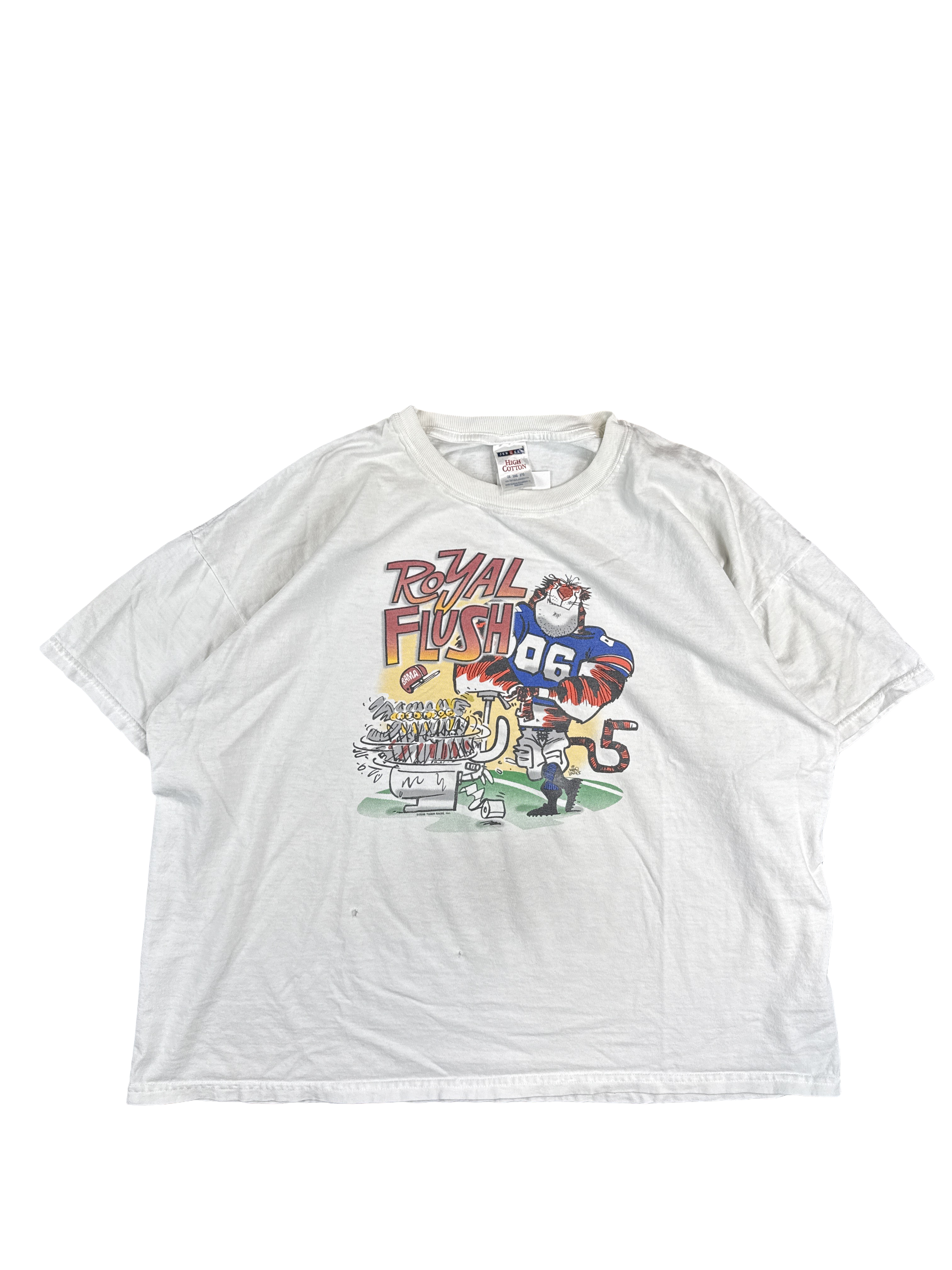 2006 Auburn vs Alabama Iron Bowl 'Royal Flush' Graphic Tee (2XL)