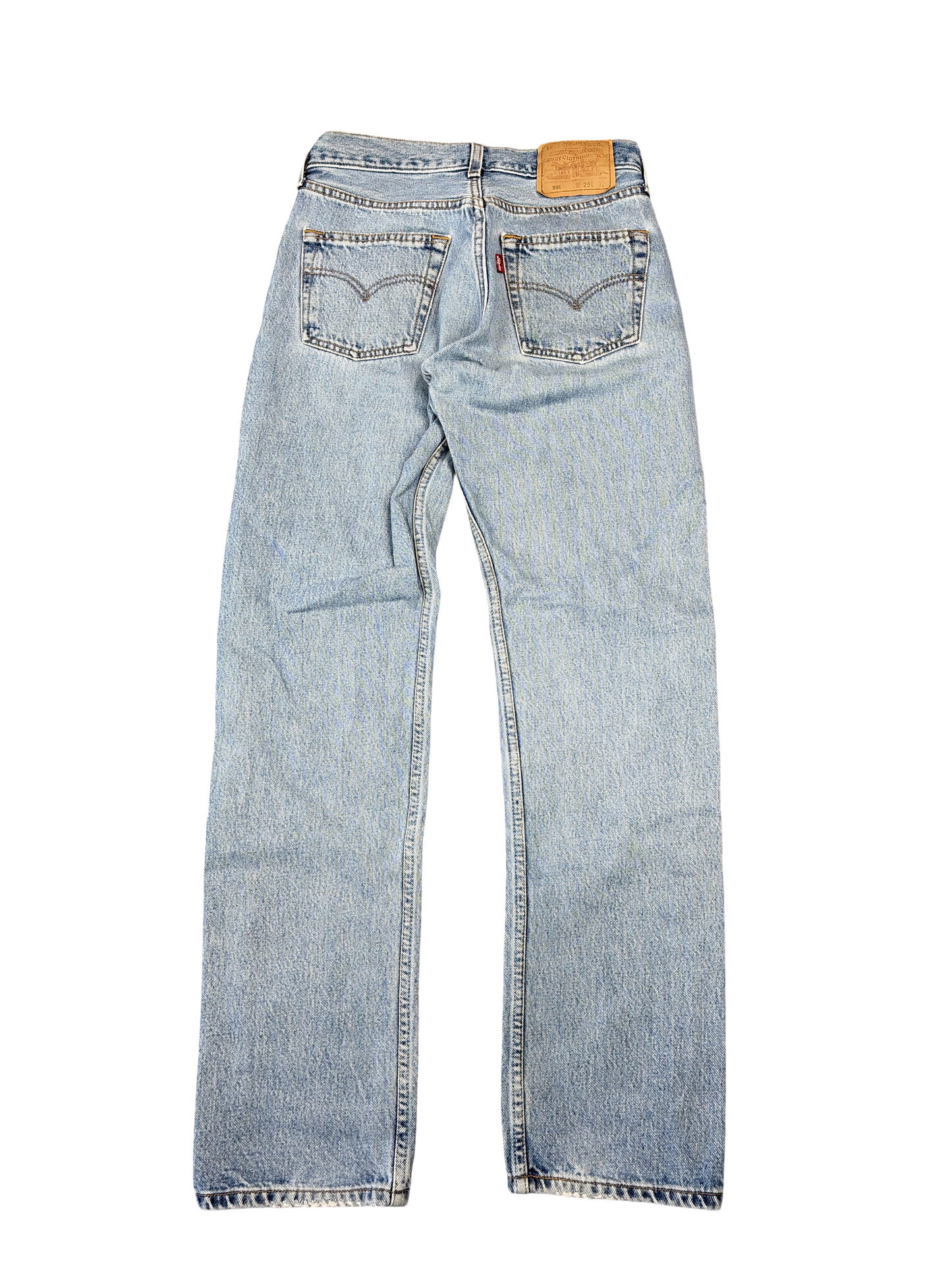 Levi's 501 Light Wash Denim Jeans (W29 L32)