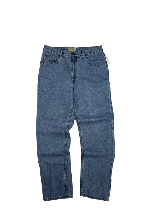 L.L. Bean Classic Fit Light Wash Jeans (33x30)