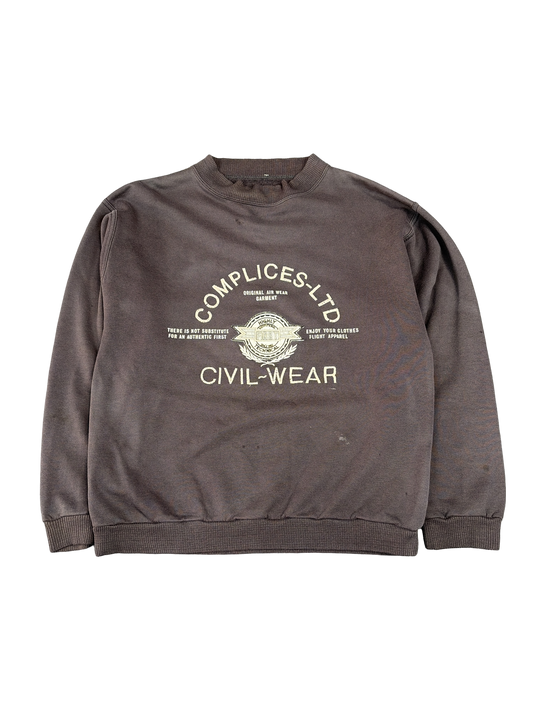 Complices-LTD Civil-Wear Crewneck Sweatshirt (M)