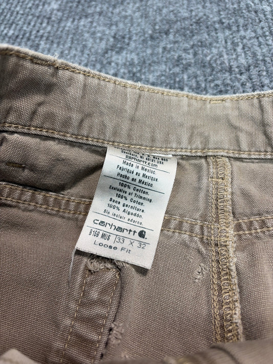 Carhartt Loose Fit Canvas Work Pants (33x32)
