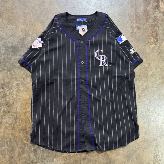 Vintage Colorado Rockies Pinstripe MLB Jersey